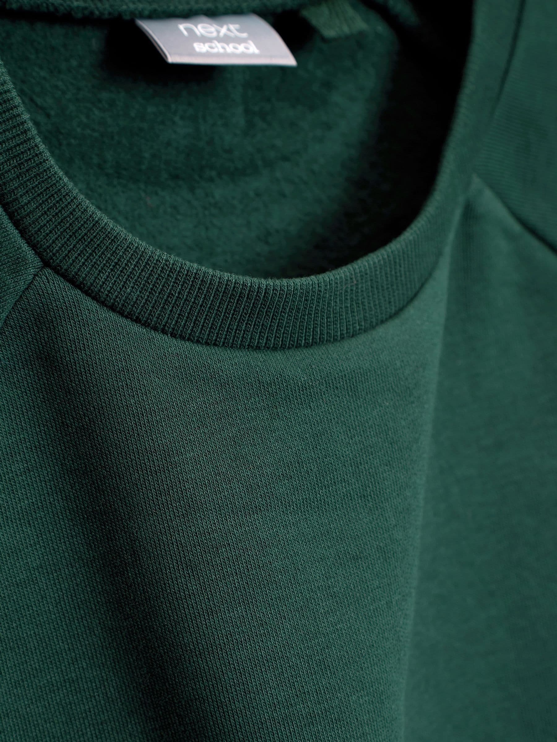 Green Crew Neck School Sweater (3-17yrs)