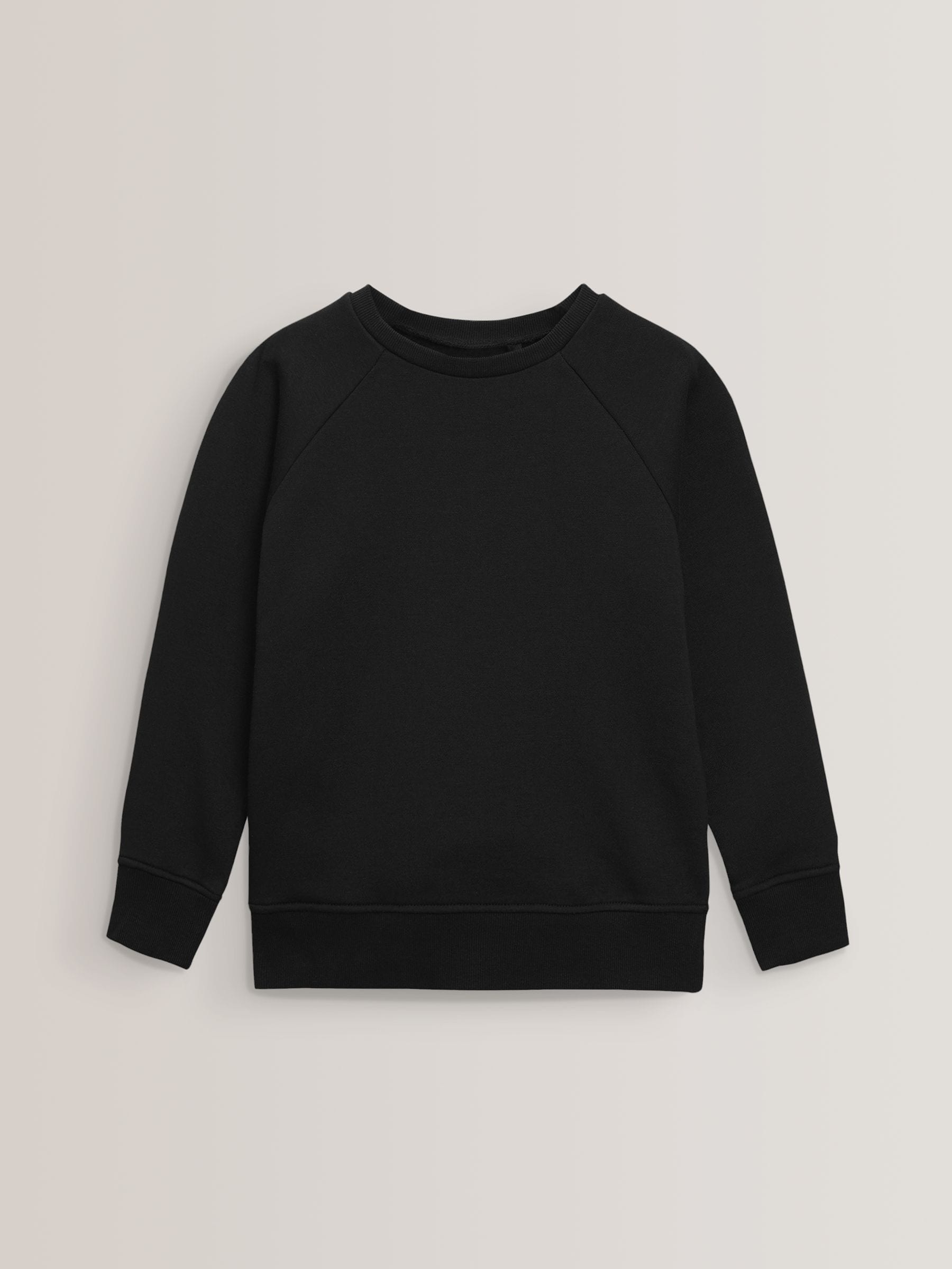 Black Crew Neck School Sweater (3-17yrs)