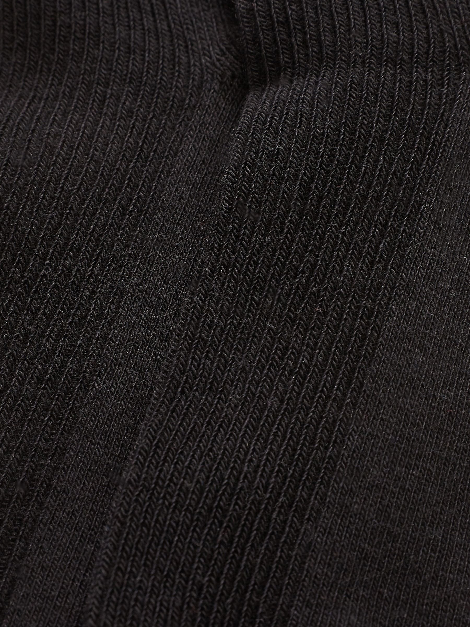 Black 2 Pack Cotton Rich Over Knee School Socks