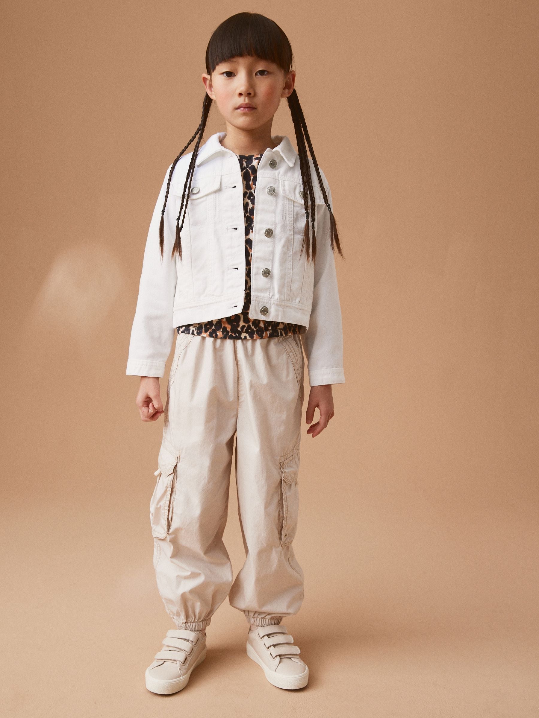 White Western 100% Cotton Jacket (3-16yrs)