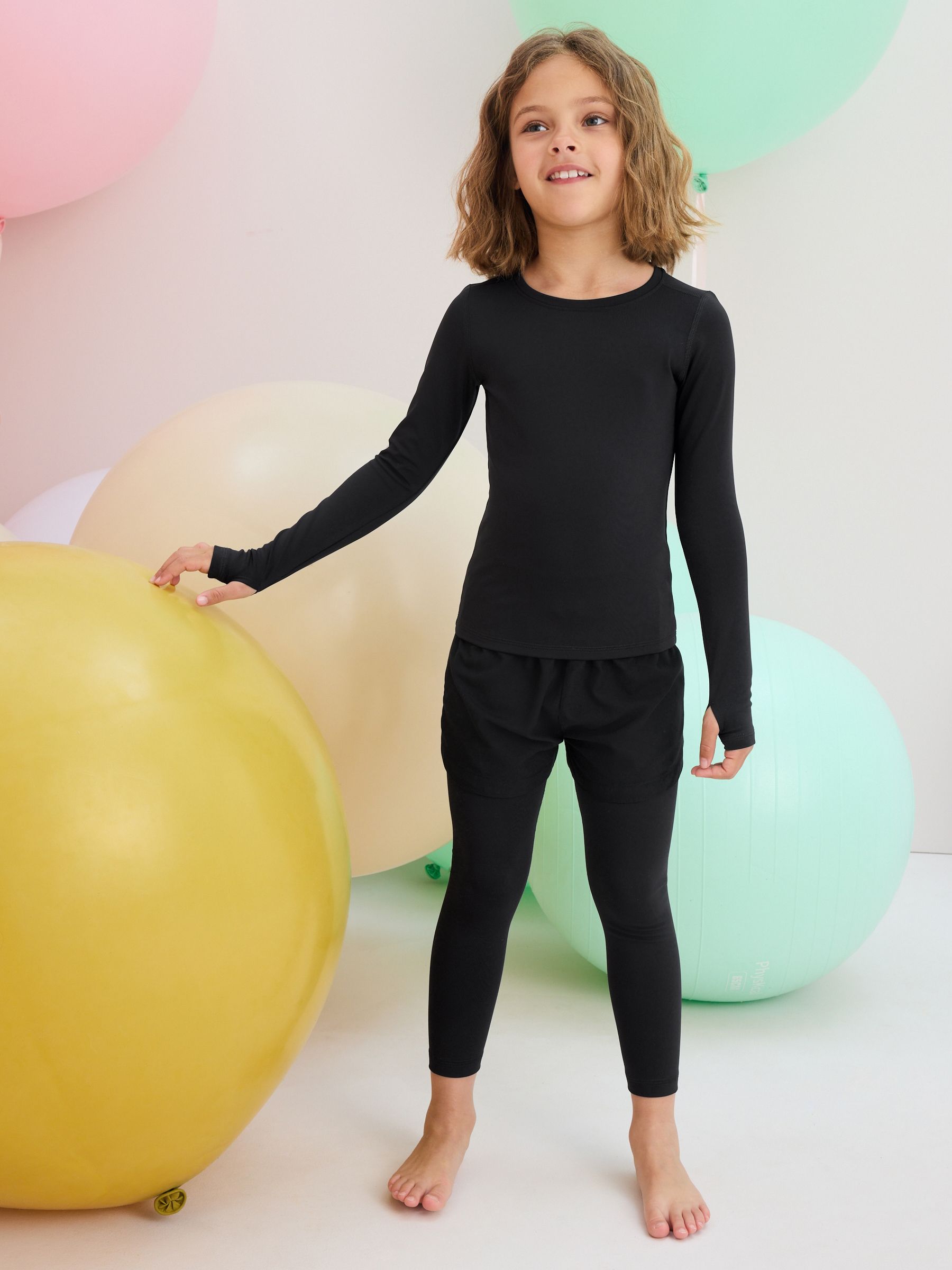 Black Base Layer Leggings (5-12yrs)