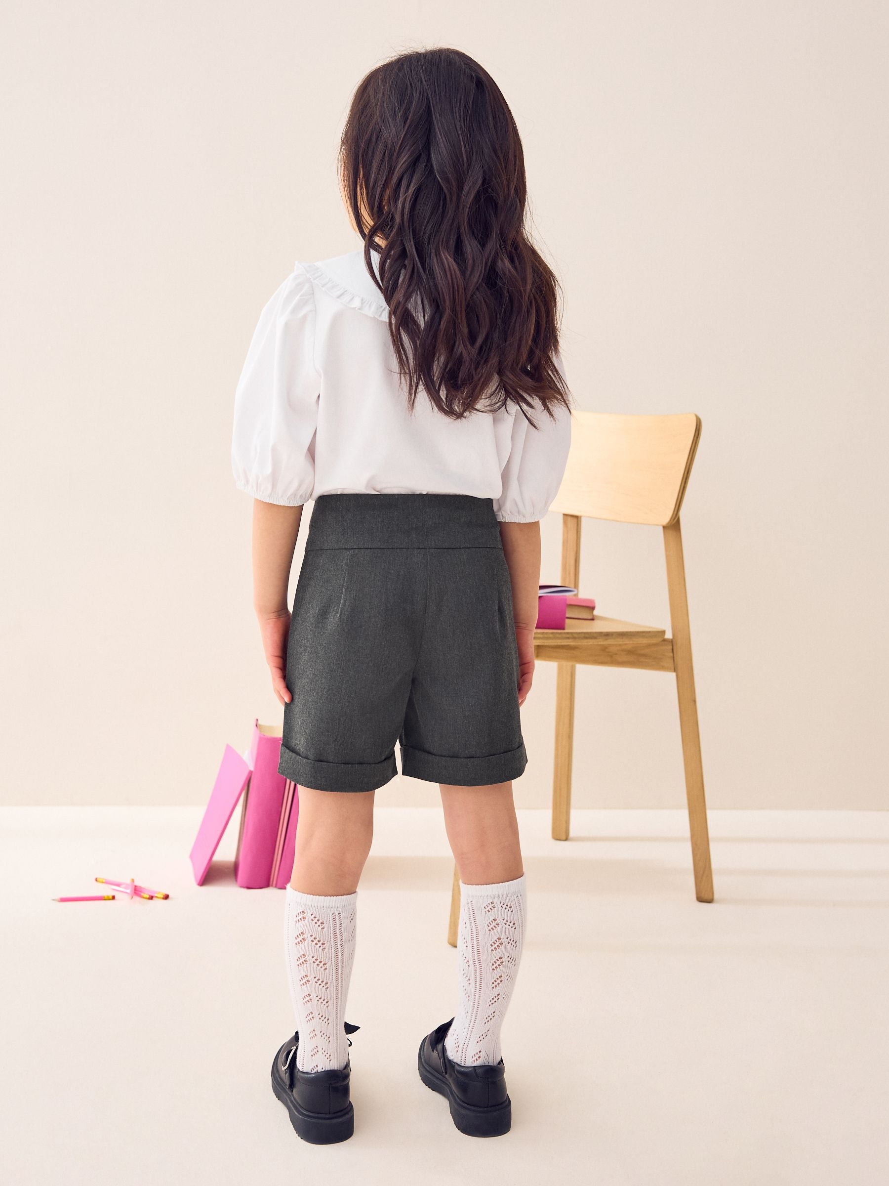 Grey School Shorts (3-16yrs)