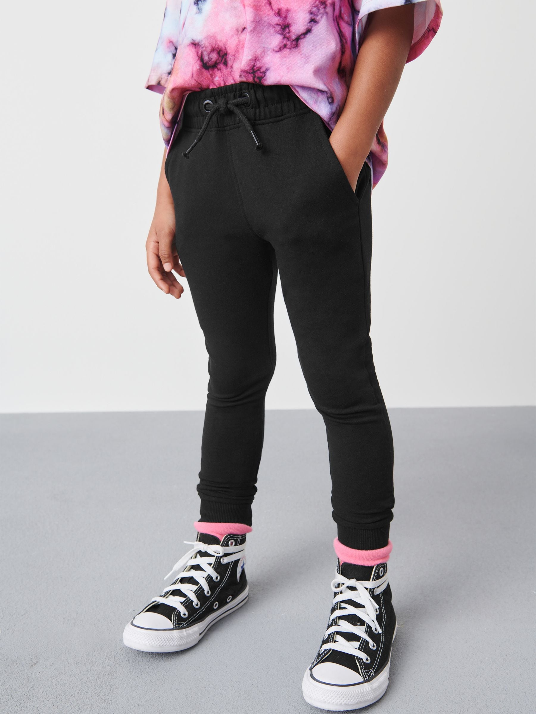 Black Skinny Fit Joggers (3-16yrs)