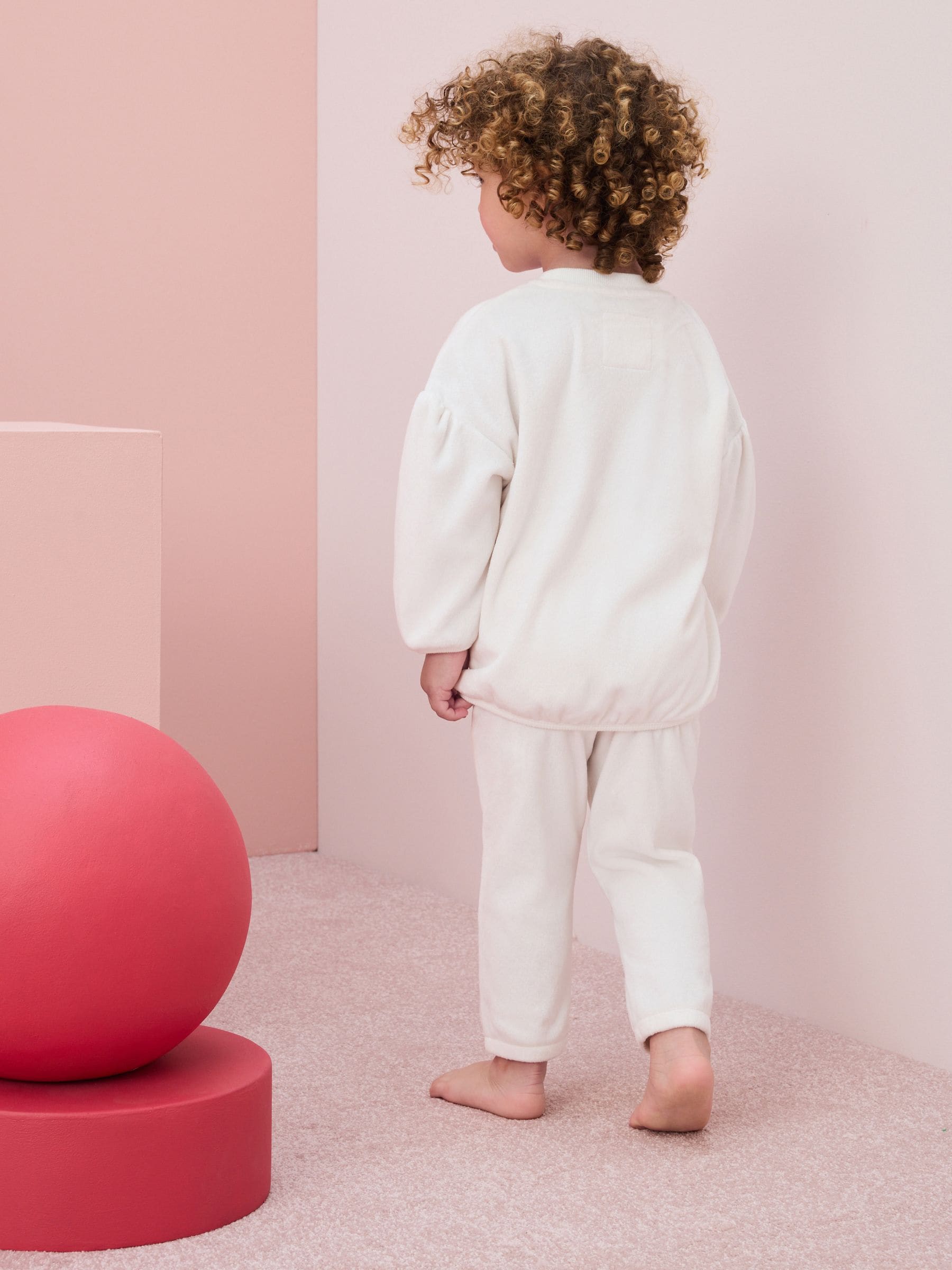 White Mouse Cosy Fleece Pyjamas (9mths-10yrs)