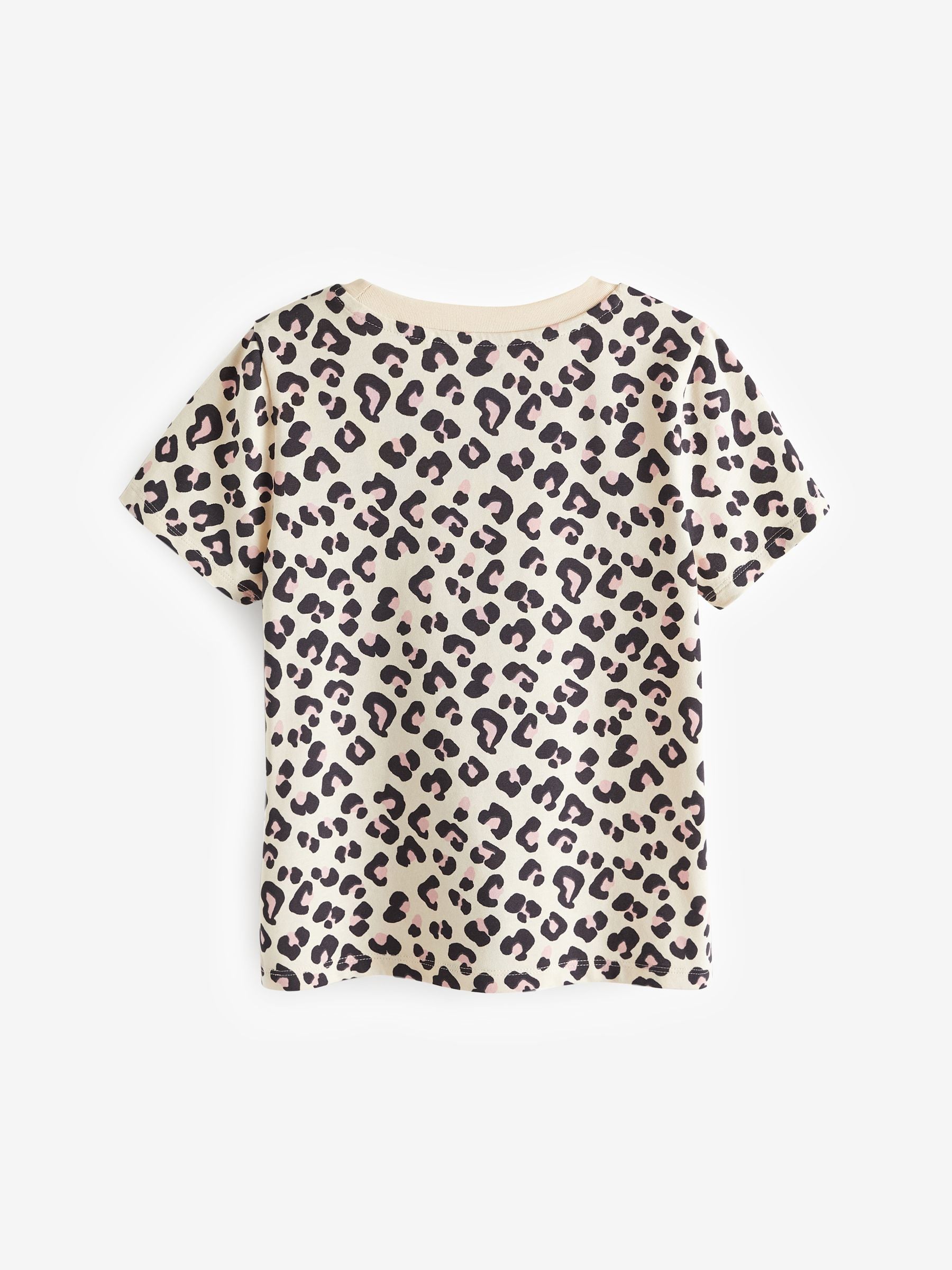 Pink/Stripe/Animal T-Shirts 4 Pack (3-16yrs)