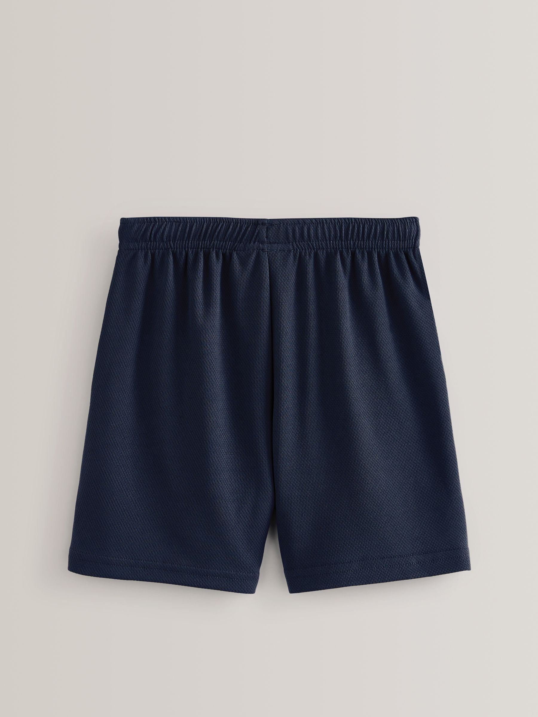 Navy Blue Single Sports Shorts (3-16yrs)