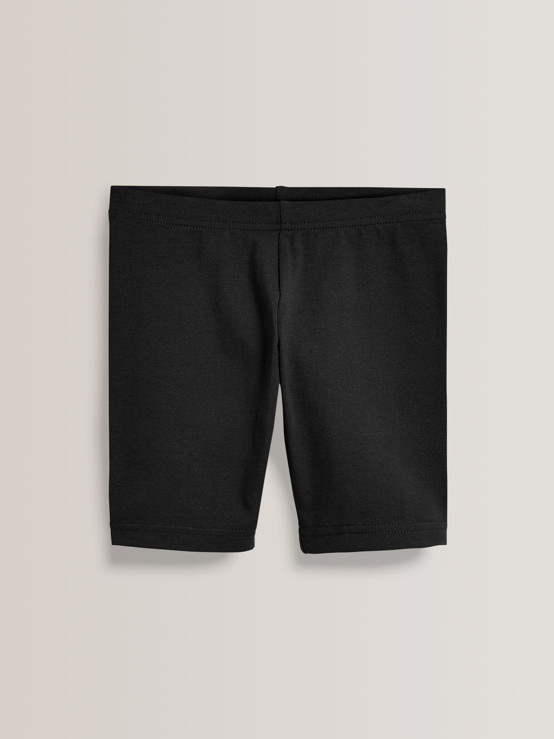 Black Regular Length 2 Pack Regular Length Cotton Rich Stretch Cycle Shorts (3-16yrs)