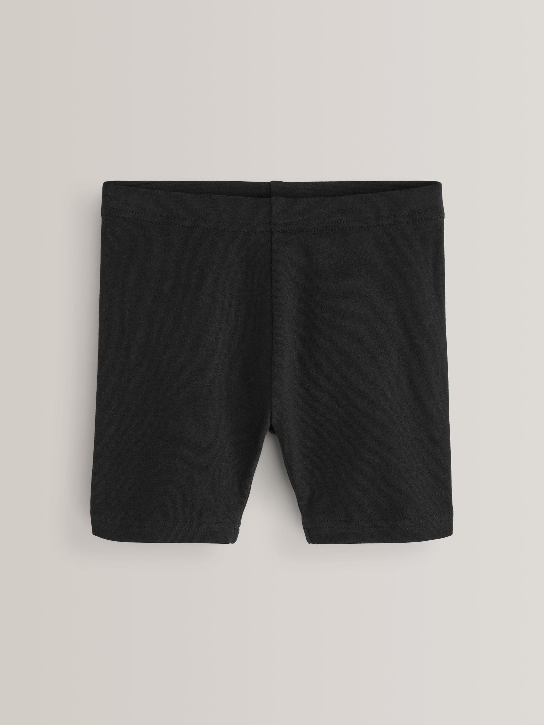 Black Regular Length 5 Pack Regular Length Cotton Rich Stretch Cycle Shorts (3-16yrs)