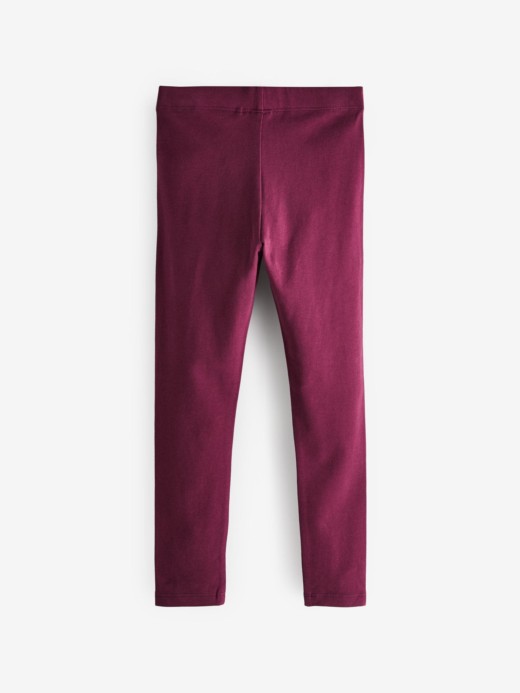 Burgundy Red Regular Fit Leggings (3-16yrs)