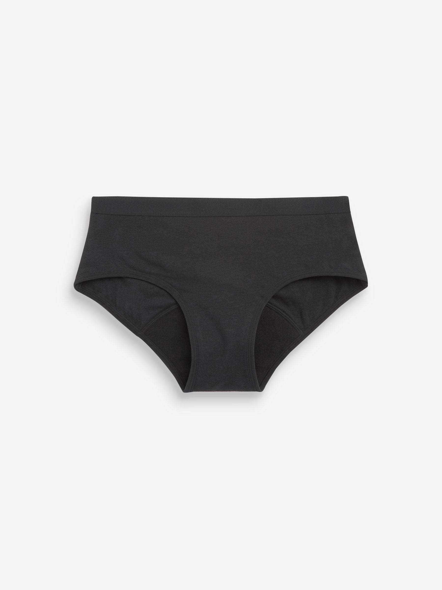 Black Briefs 2 Pack Teen Light Flow Period Pants (7-16yrs)