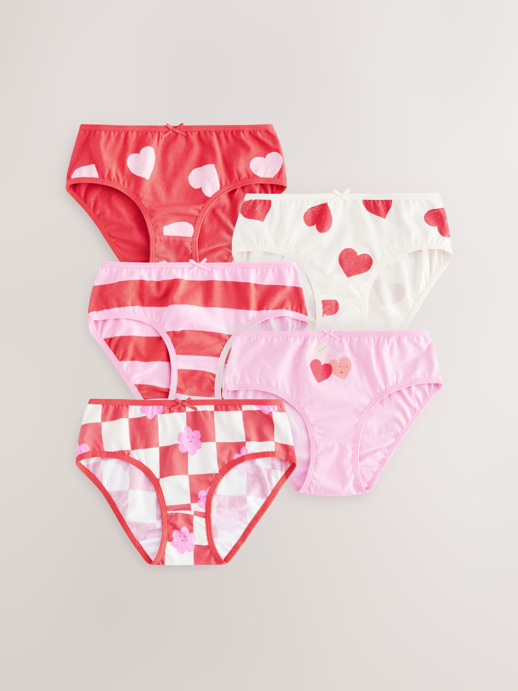Red Briefs 5 Pack (1.5-16yrs)