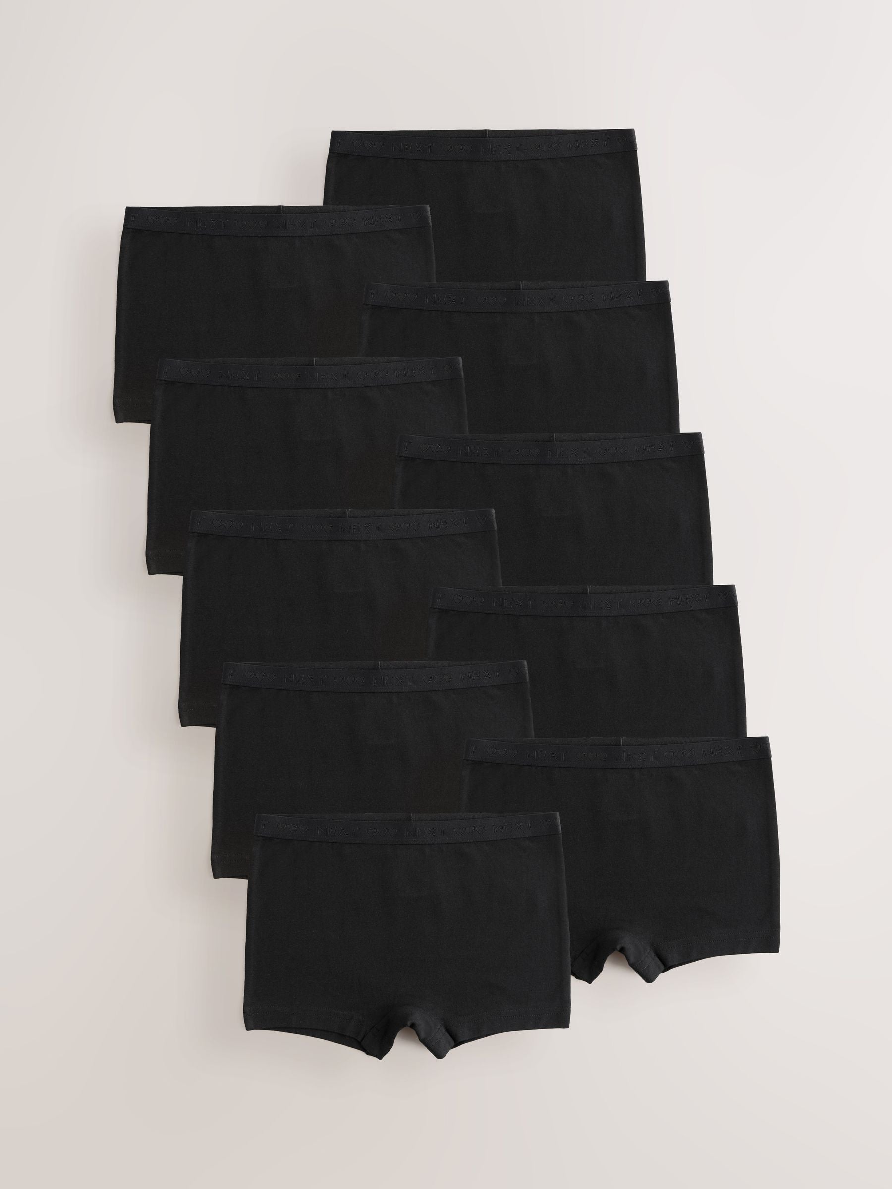 Black Short Briefs 10 Pack (2-16yrs)