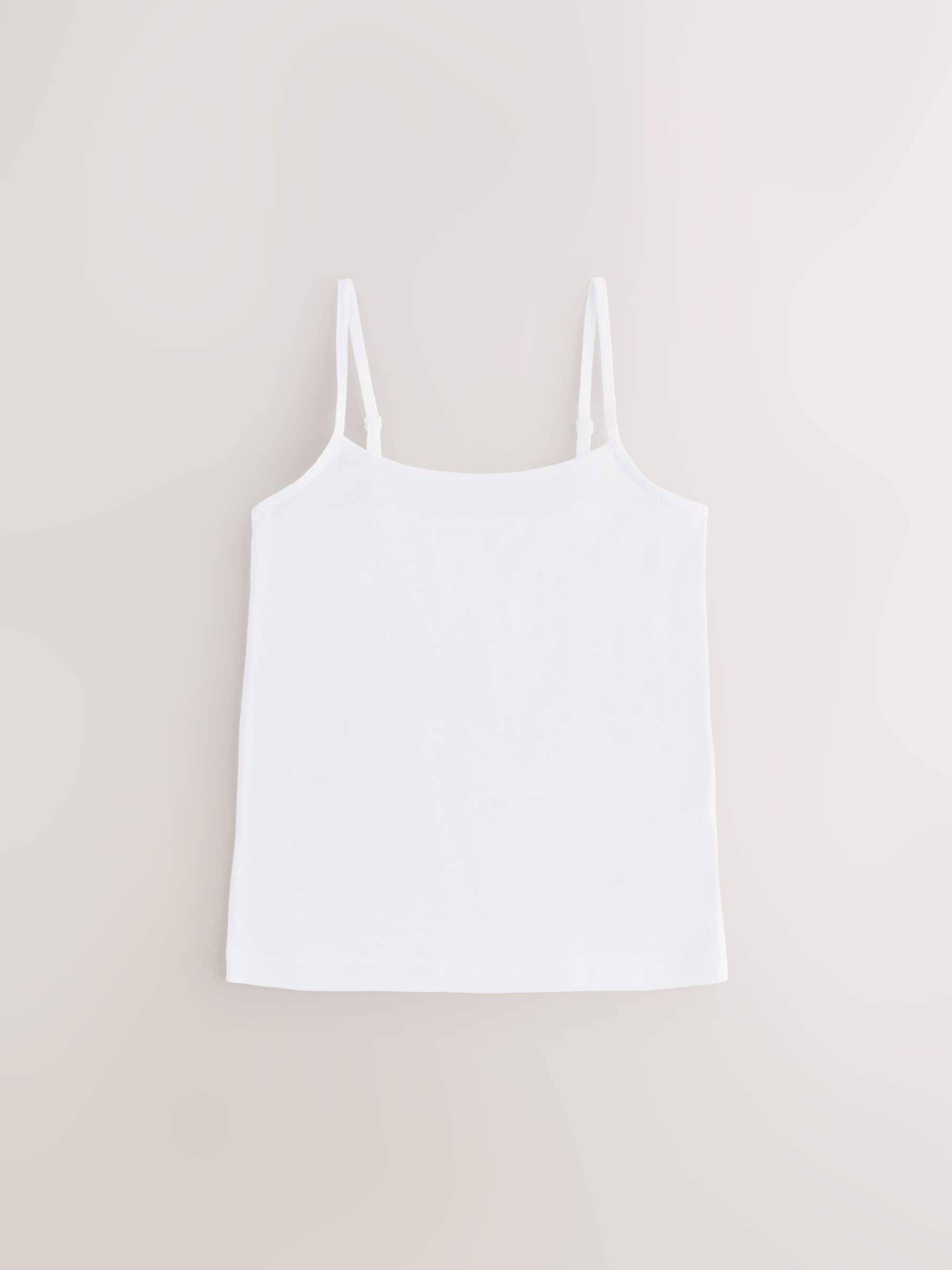 White 3 Pack Cami Vest (1.5-16yrs)