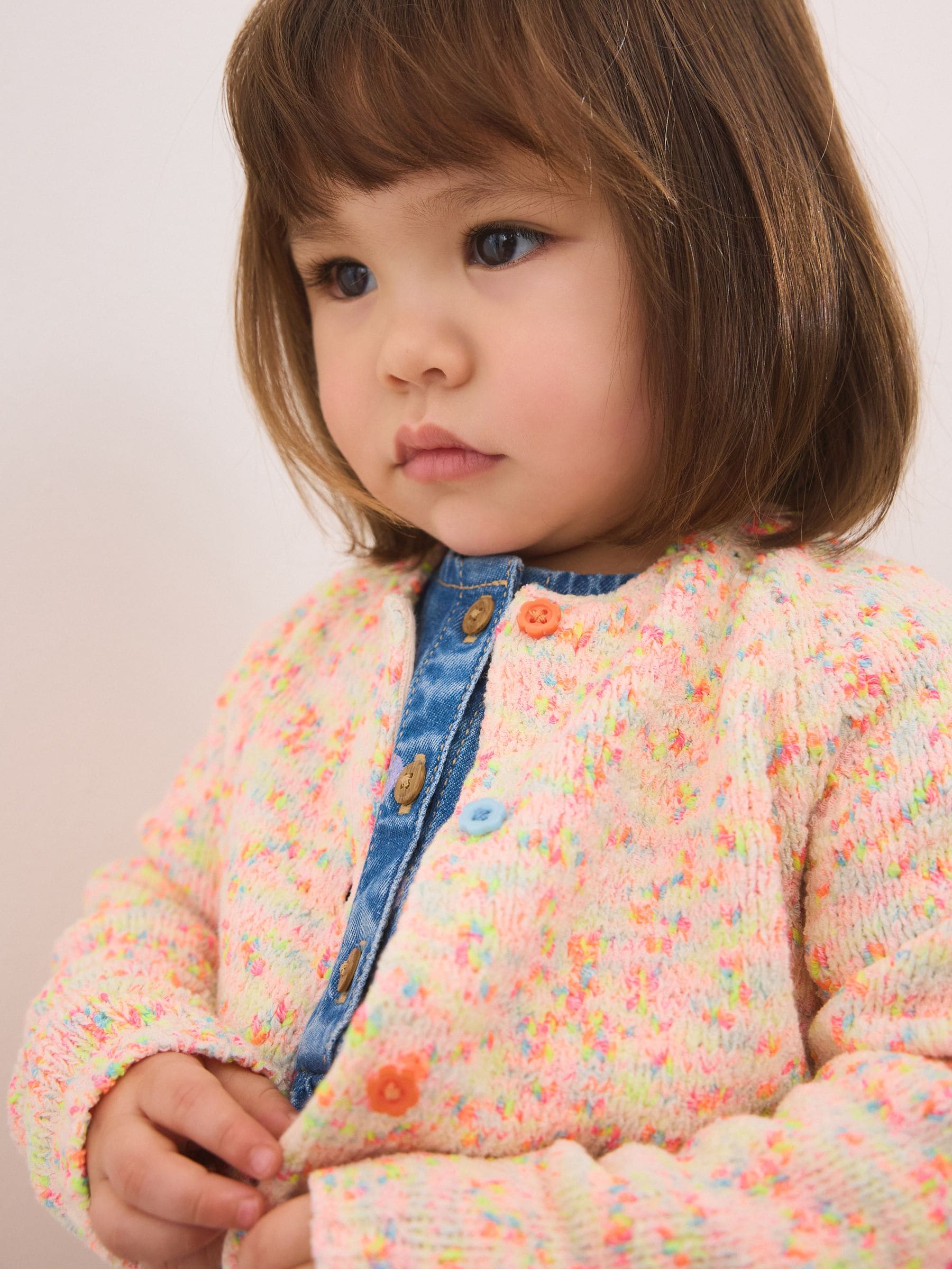 Rainbow Knitted Cardigan (3mths-7yrs)