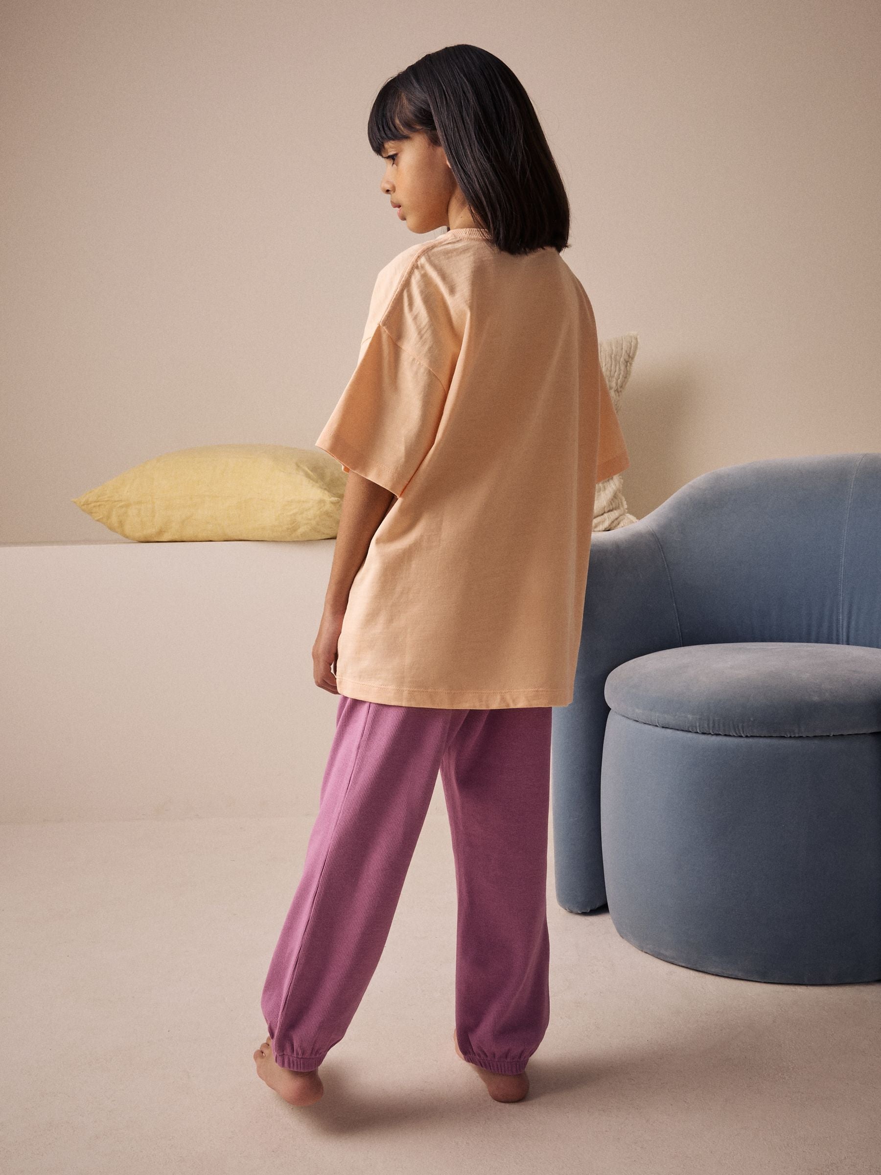 Purple/Orange Jogger Eid Pyjamas 1 Pack (3-16yrs)