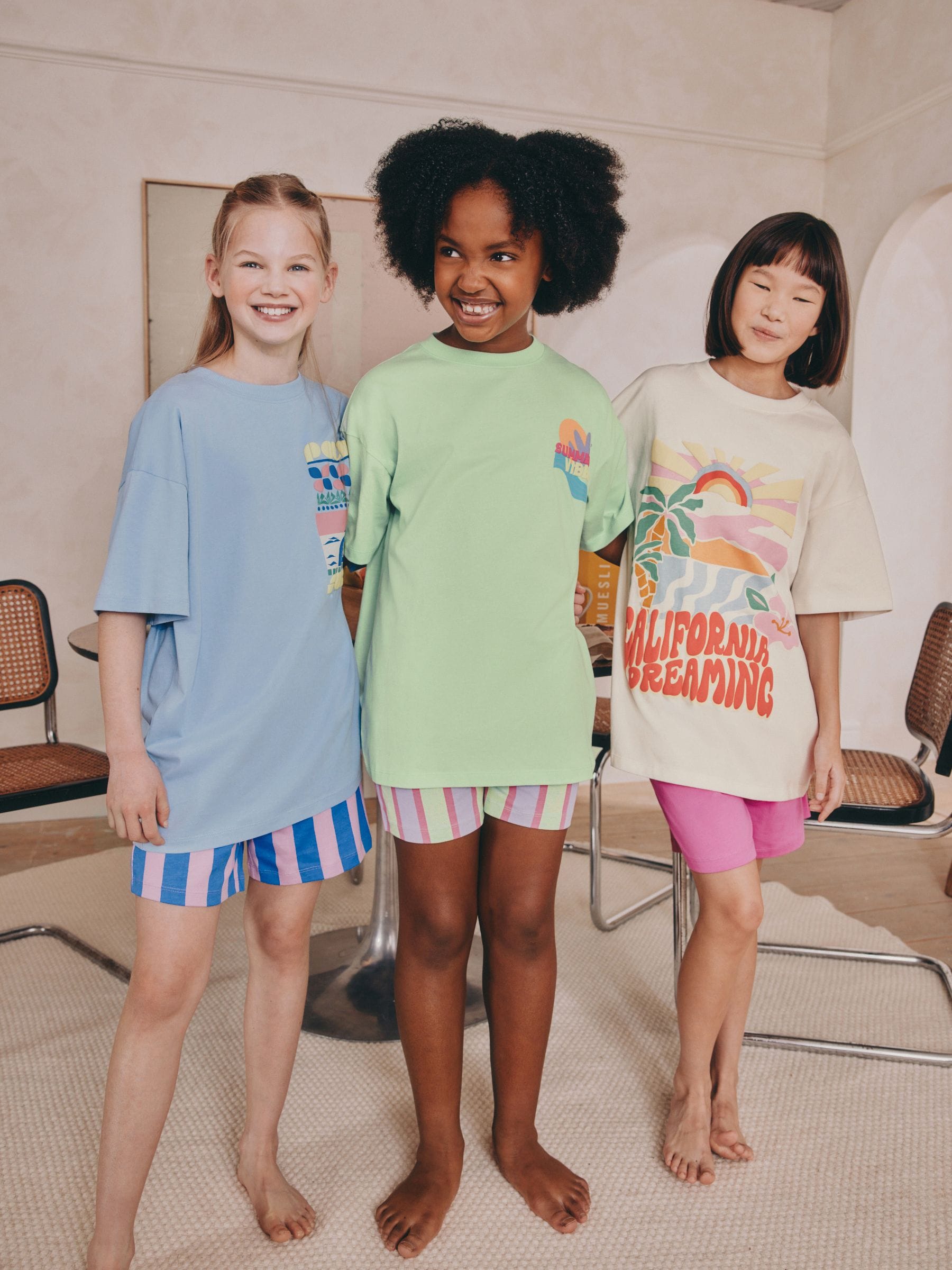 Blue/Green Pyjamas 3 Pack (3-16yrs)