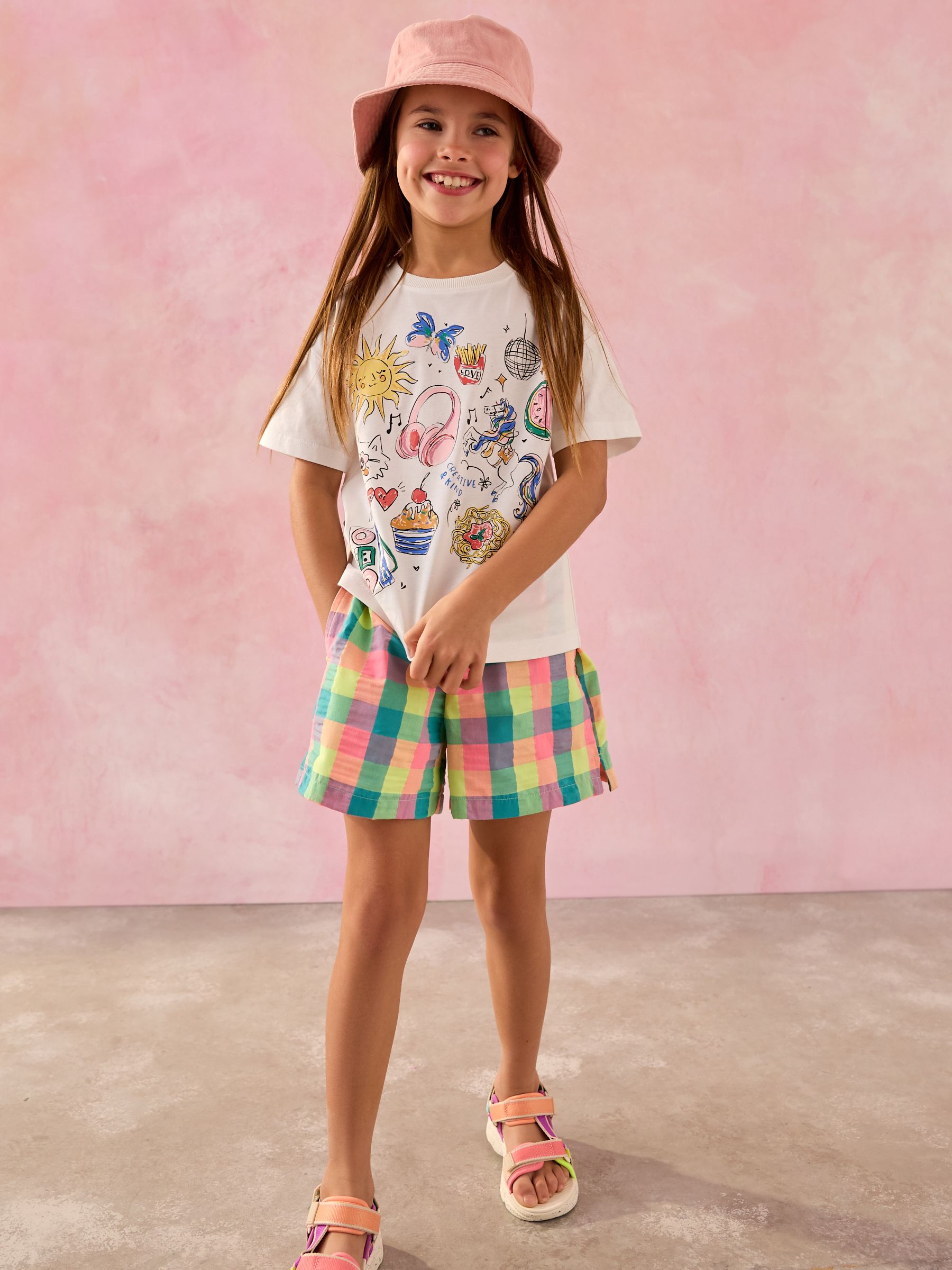 Multi T-Shirt and Short Set (3-16yrs)