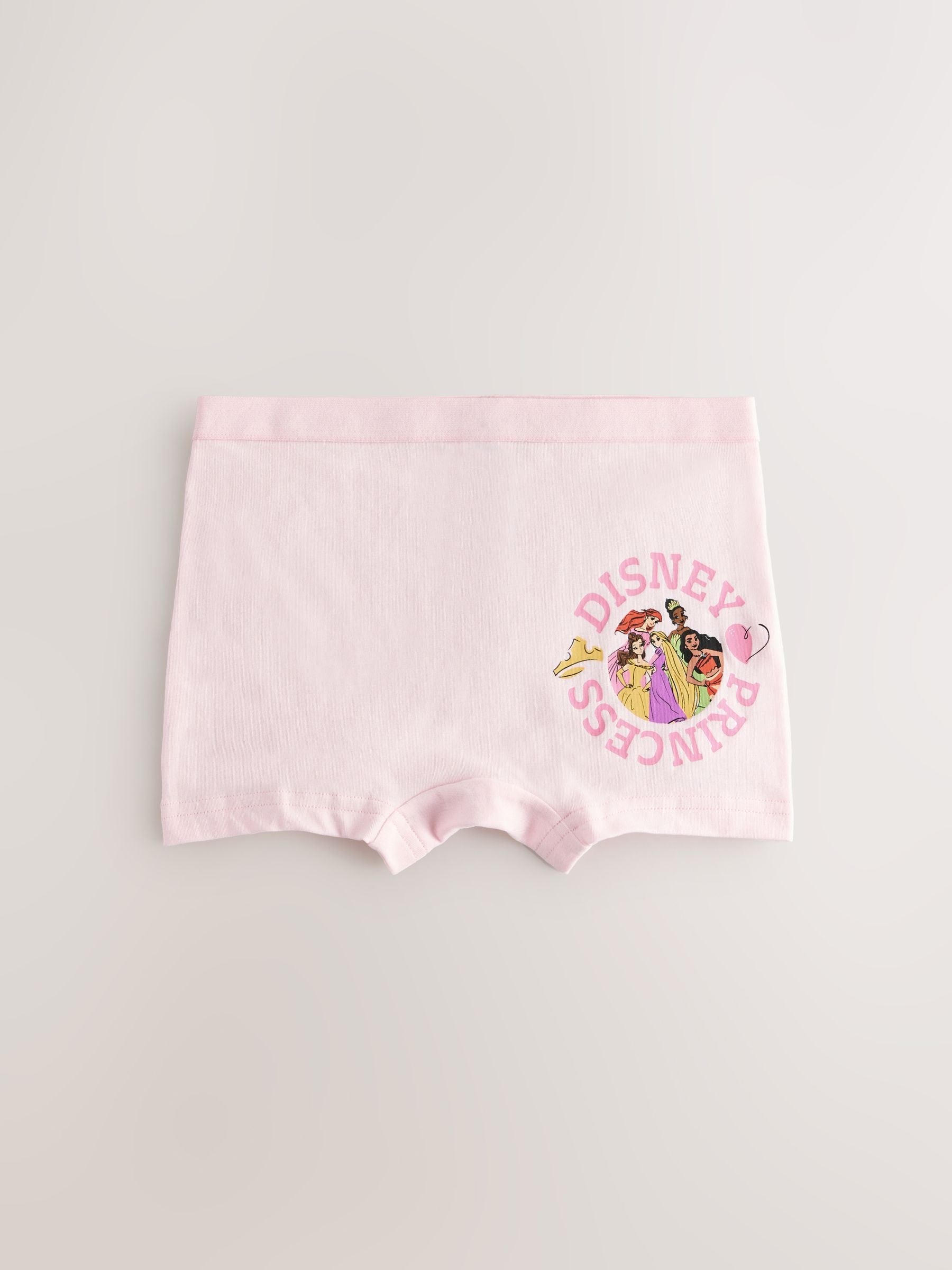 Pink/Purple Disney Princesses Shorts Briefs 5 Pack (2-12yrs)