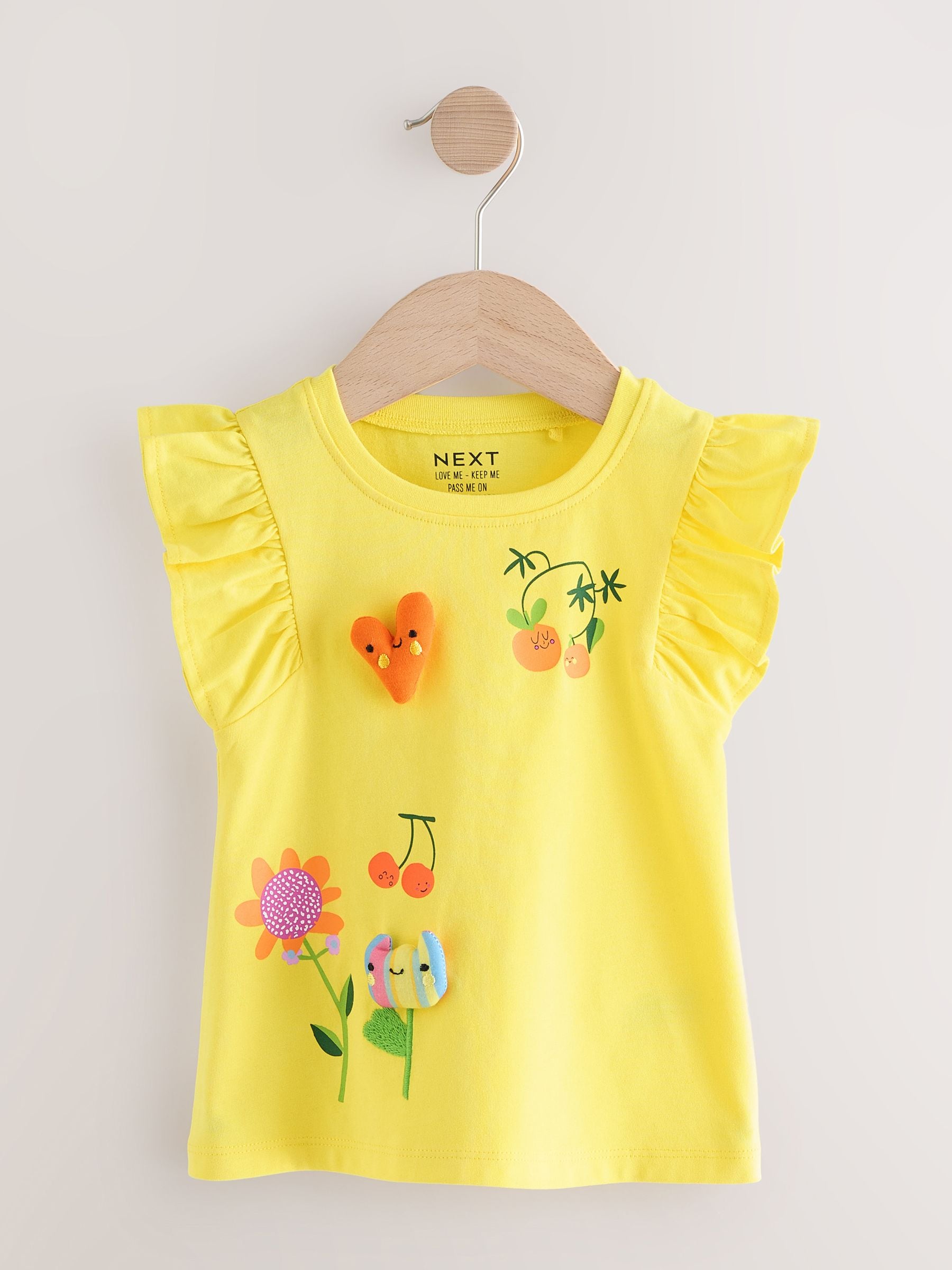Red Flower Vest Tops 4 Pack (3mths-7yrs)