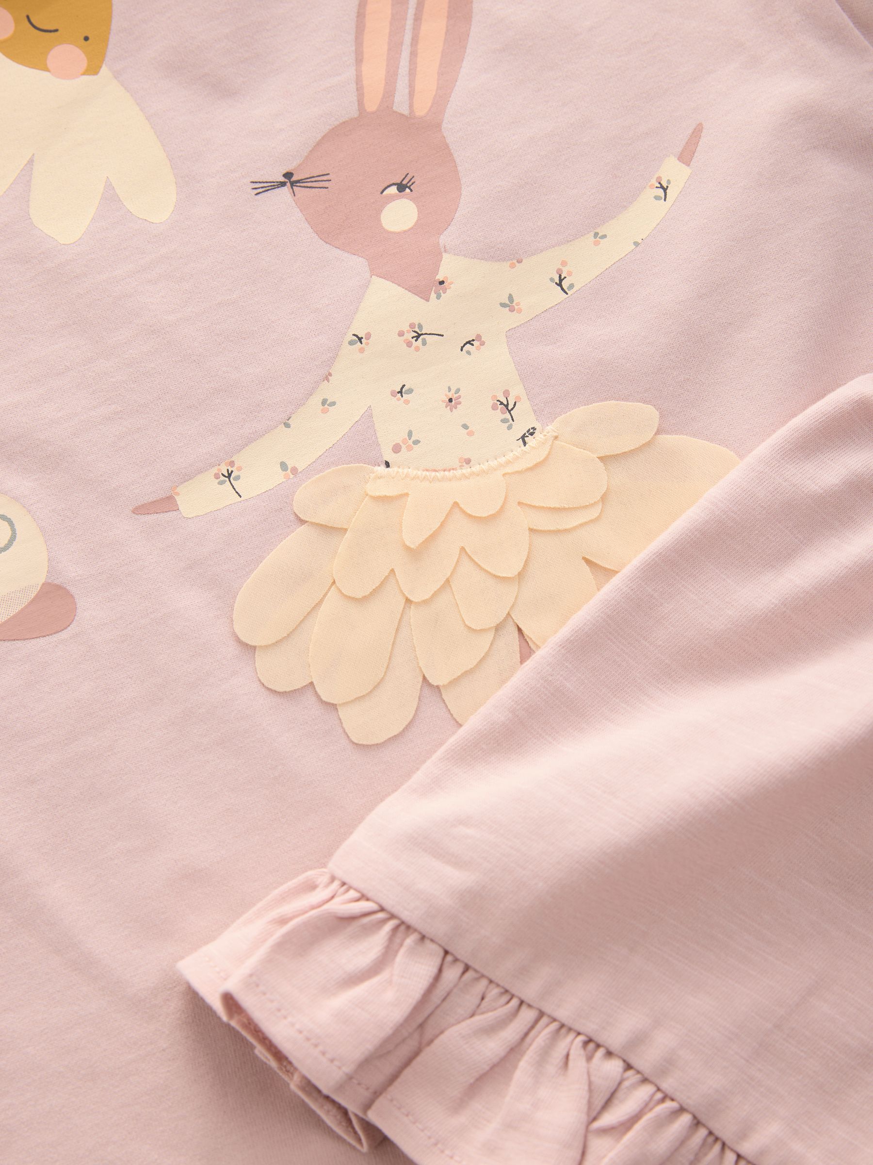 Pink Bunny Top and Shorts Set 3 Pack (3mths-7yrs)