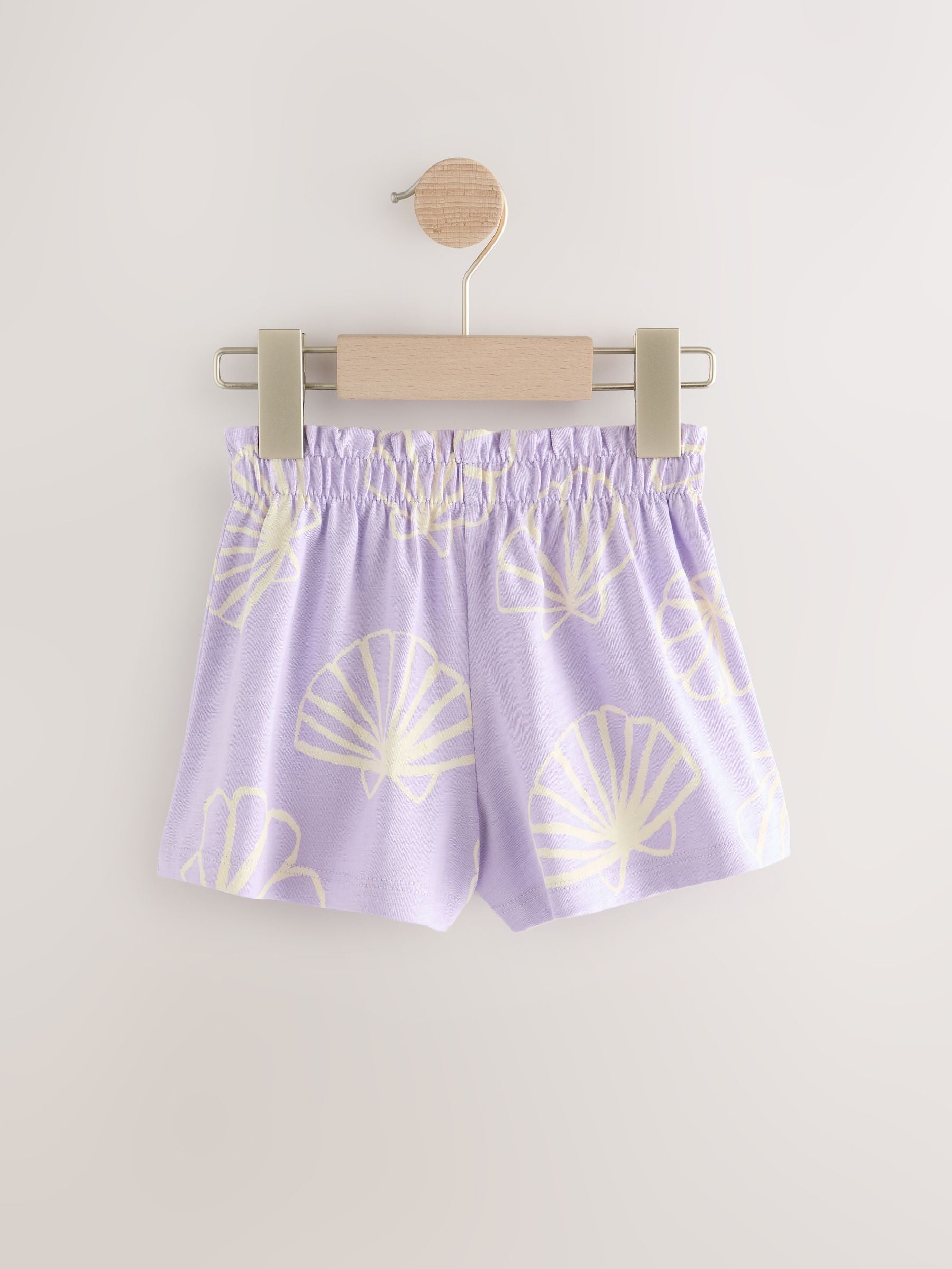 Lilac Purple 100% Cotton Shorts 3 Pack (3mths-7yrs)