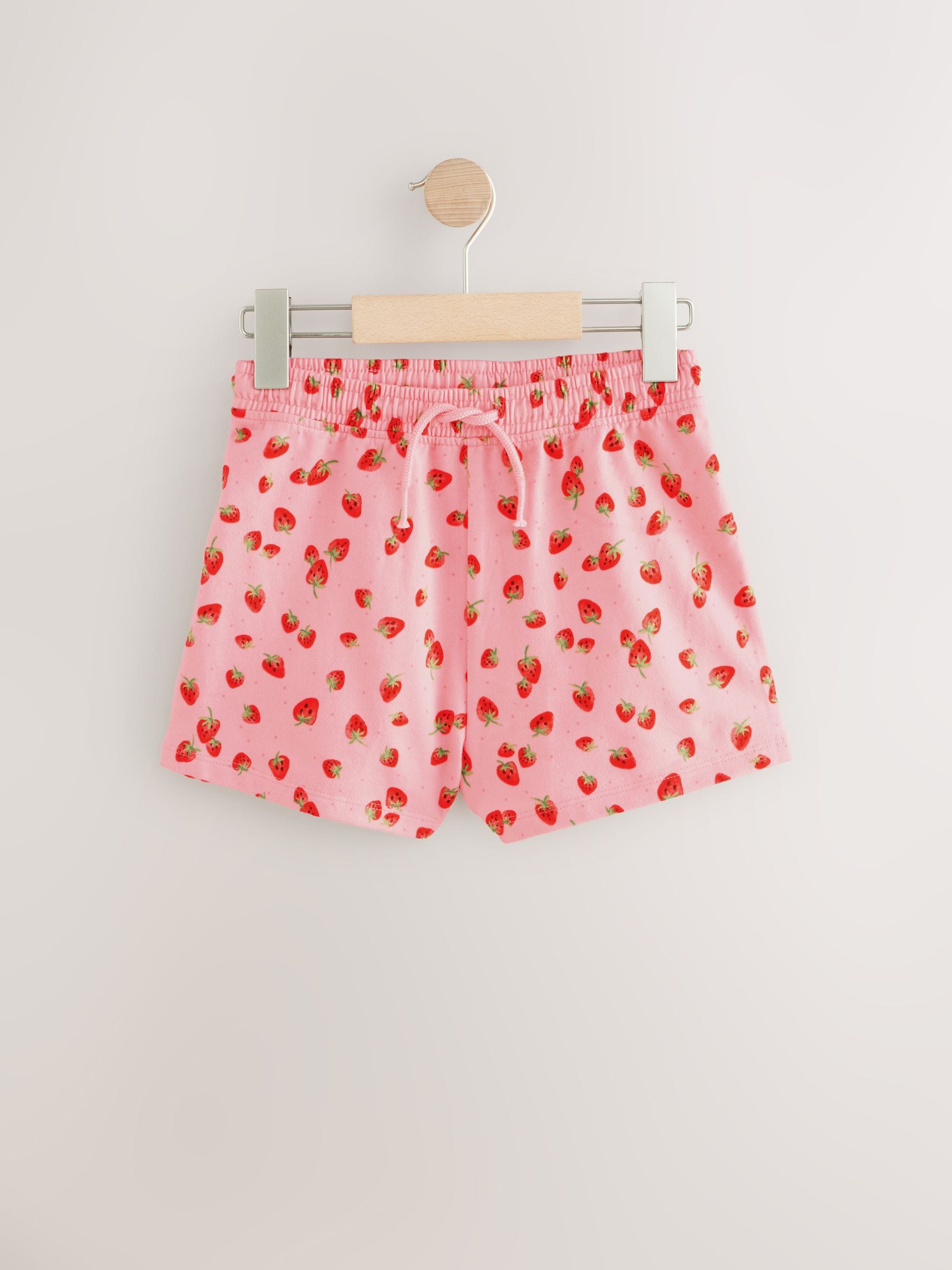 Blue/Stripe/Strawberry Pull On Shorts 3 Pack (3-16yrs)