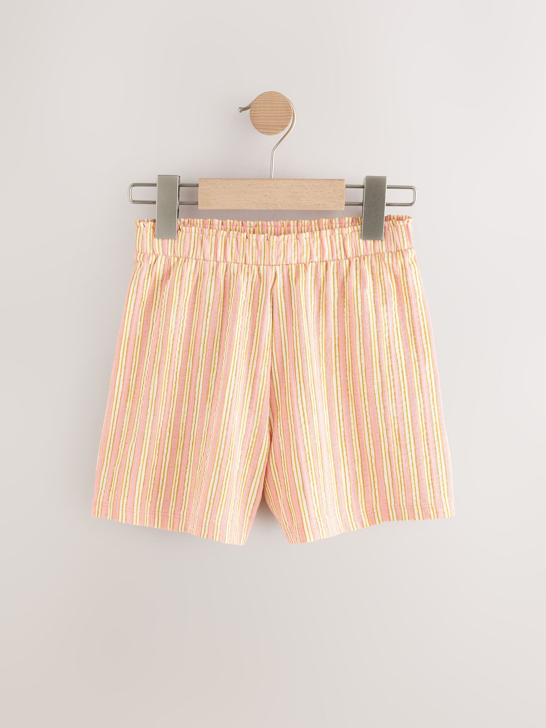 Multi Blue/Pink 100% Cotton Shorts 2 Pack (3-16yrs)