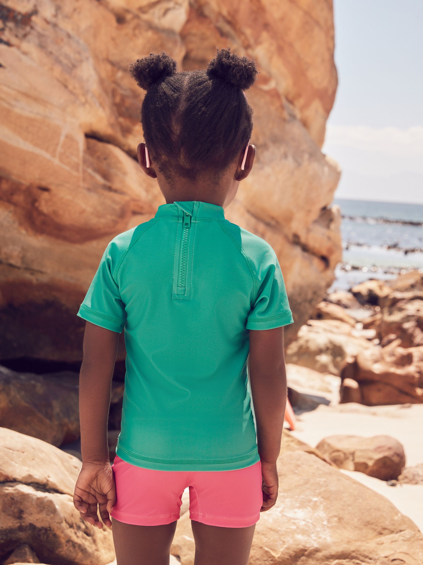 Green/Pink Miffy License Sunsafe Rash Vest Set (3mths-7yrs)