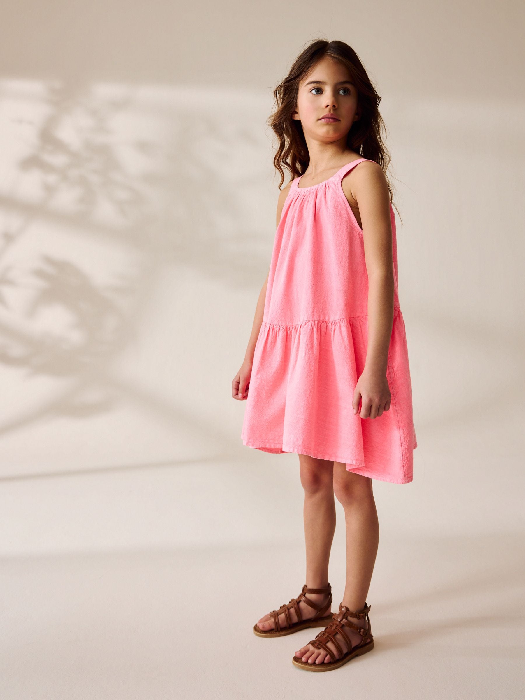 Fluro Pink Summer Dress (3-16yrs)