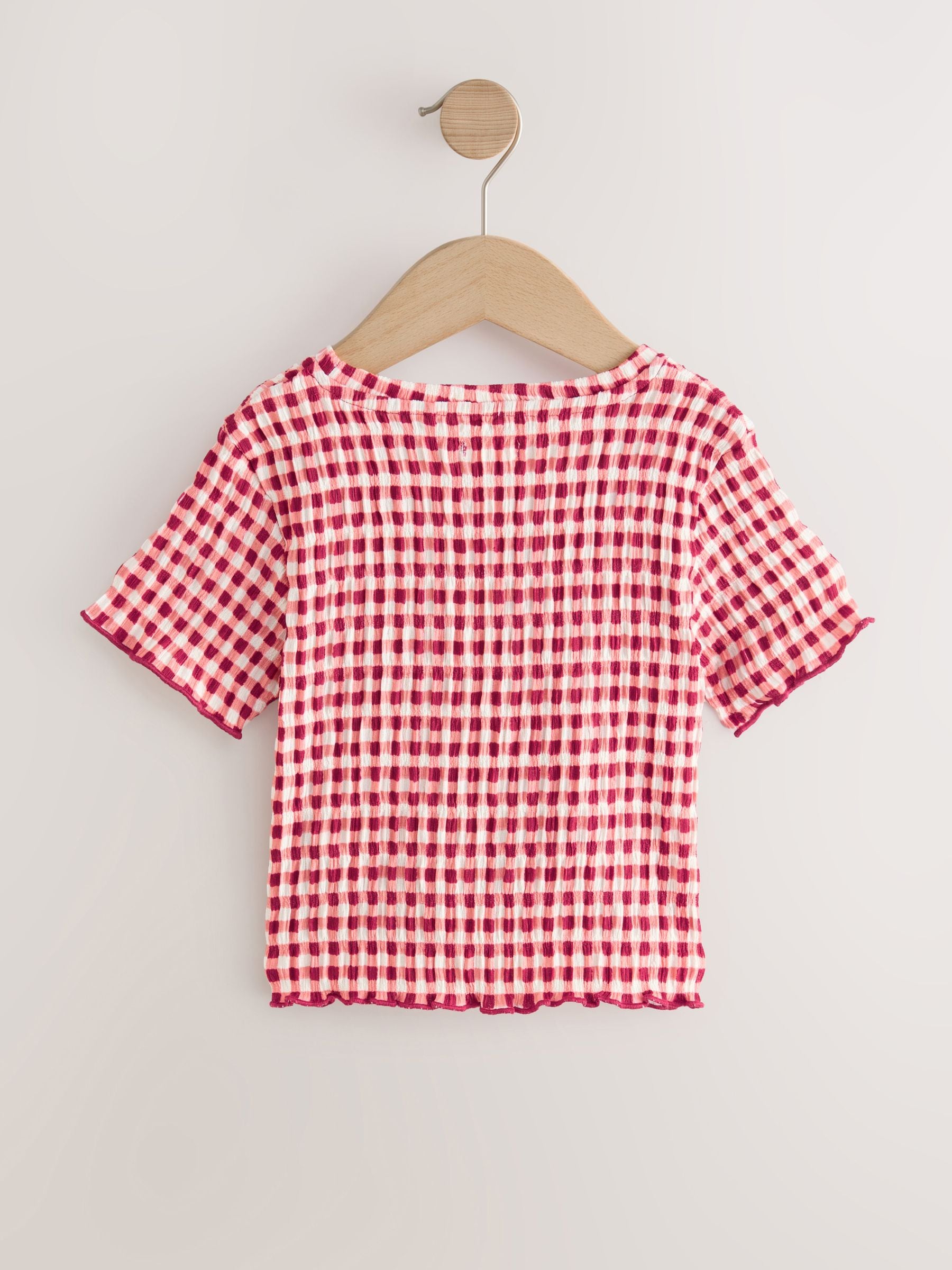 Red/White Textured T-Shirt (3-16yrs)