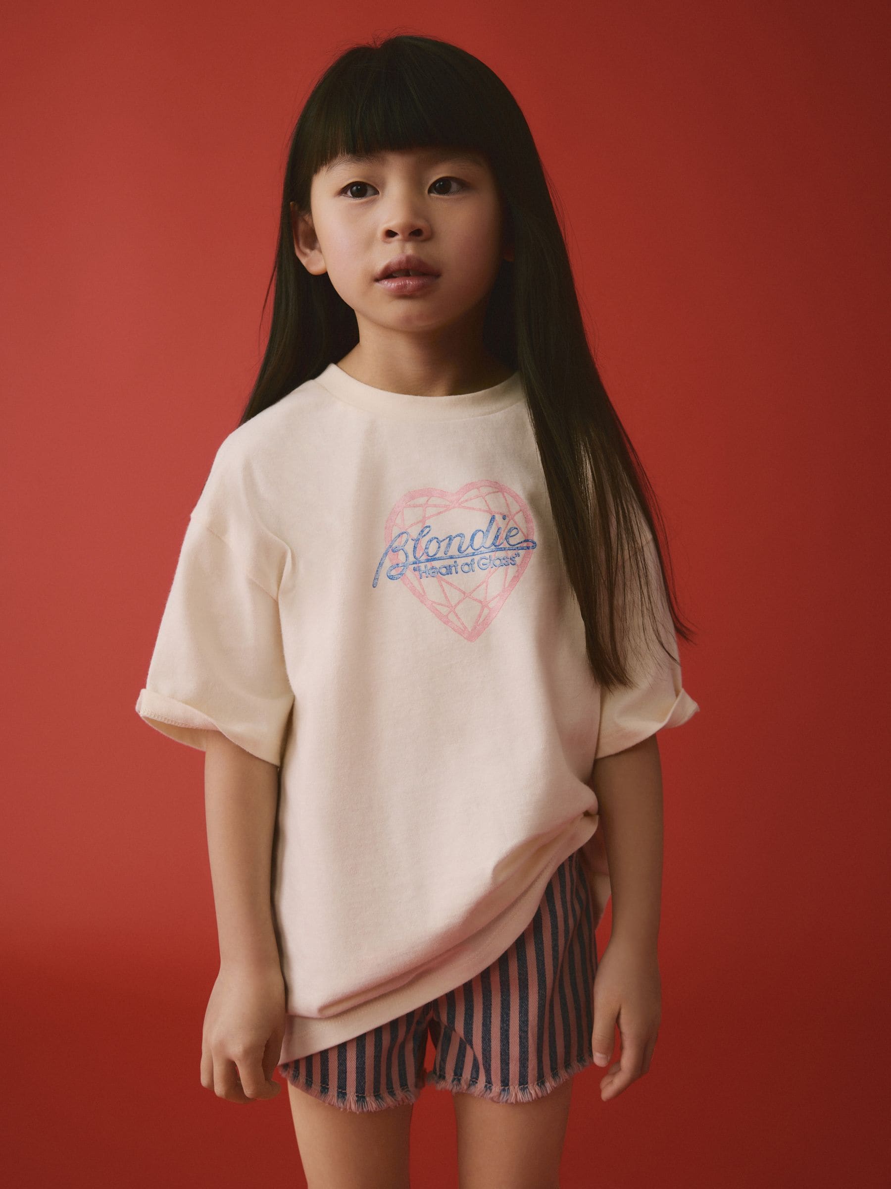 Blondie Ecru White Graphic Print T-Shirt (3-16yrs)