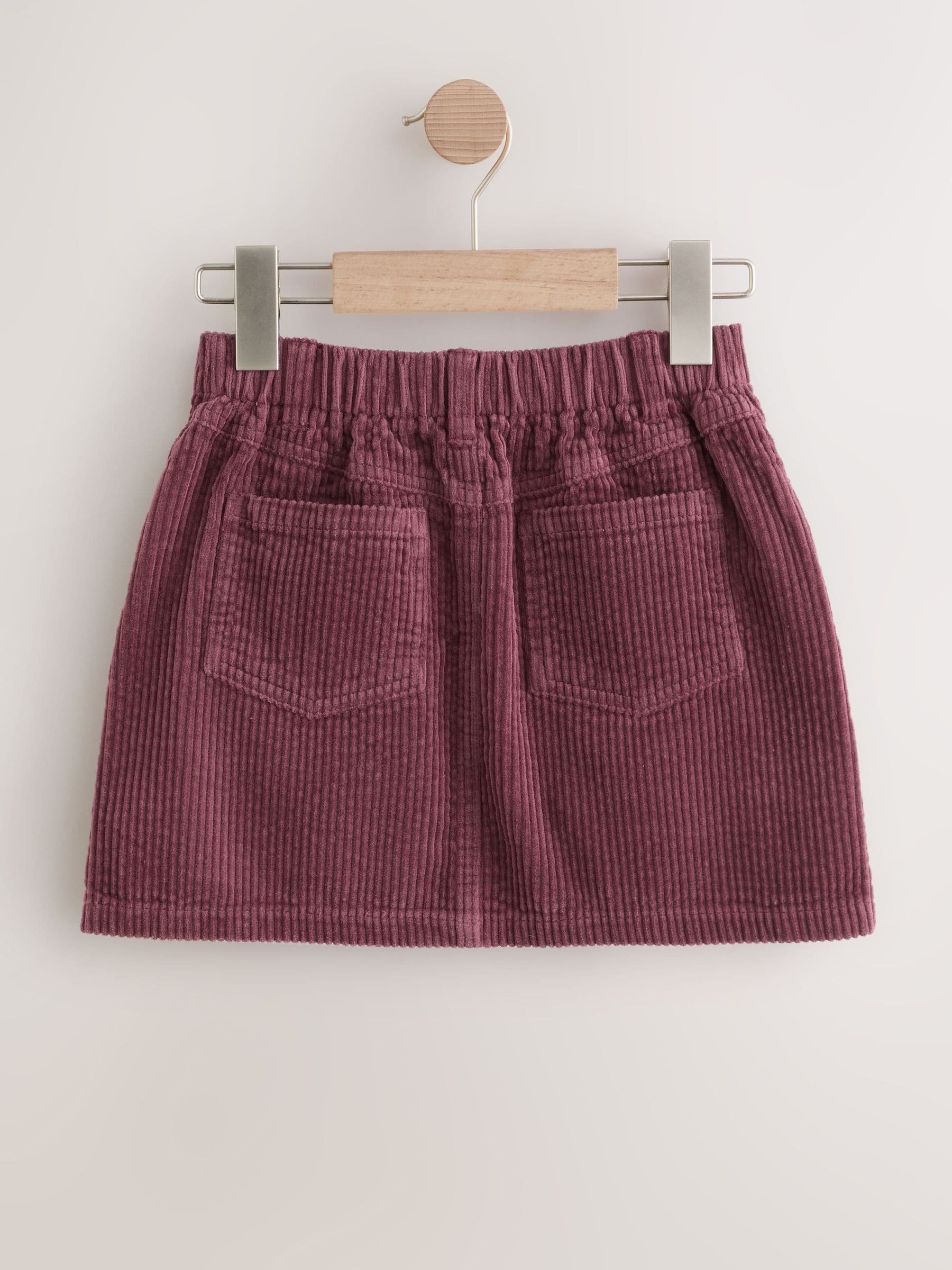 Burgundy Red Corduroy Skirt (3-16yrs)