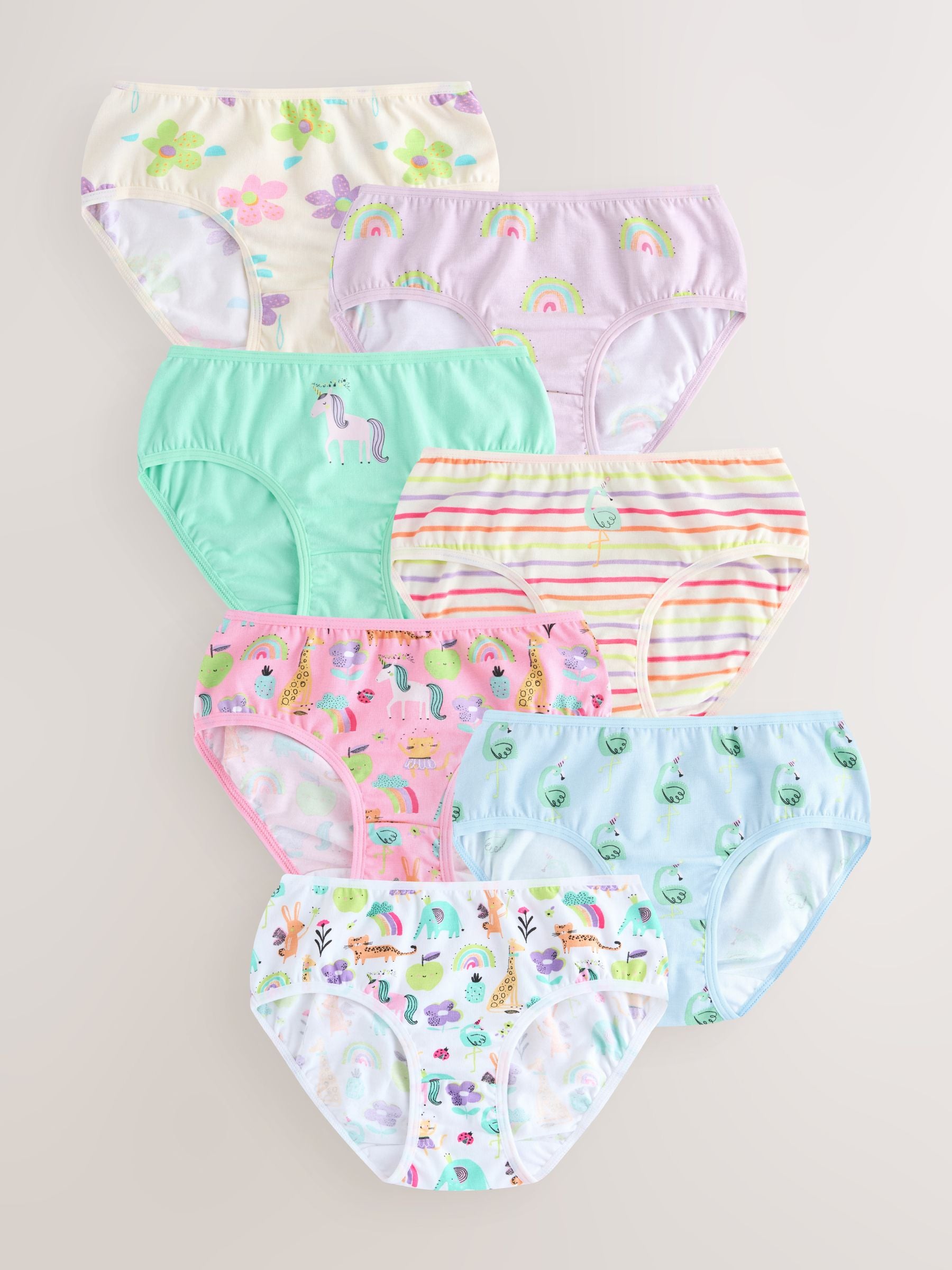 Pink/Blue Briefs 7 Pack (1.5-12yrs)