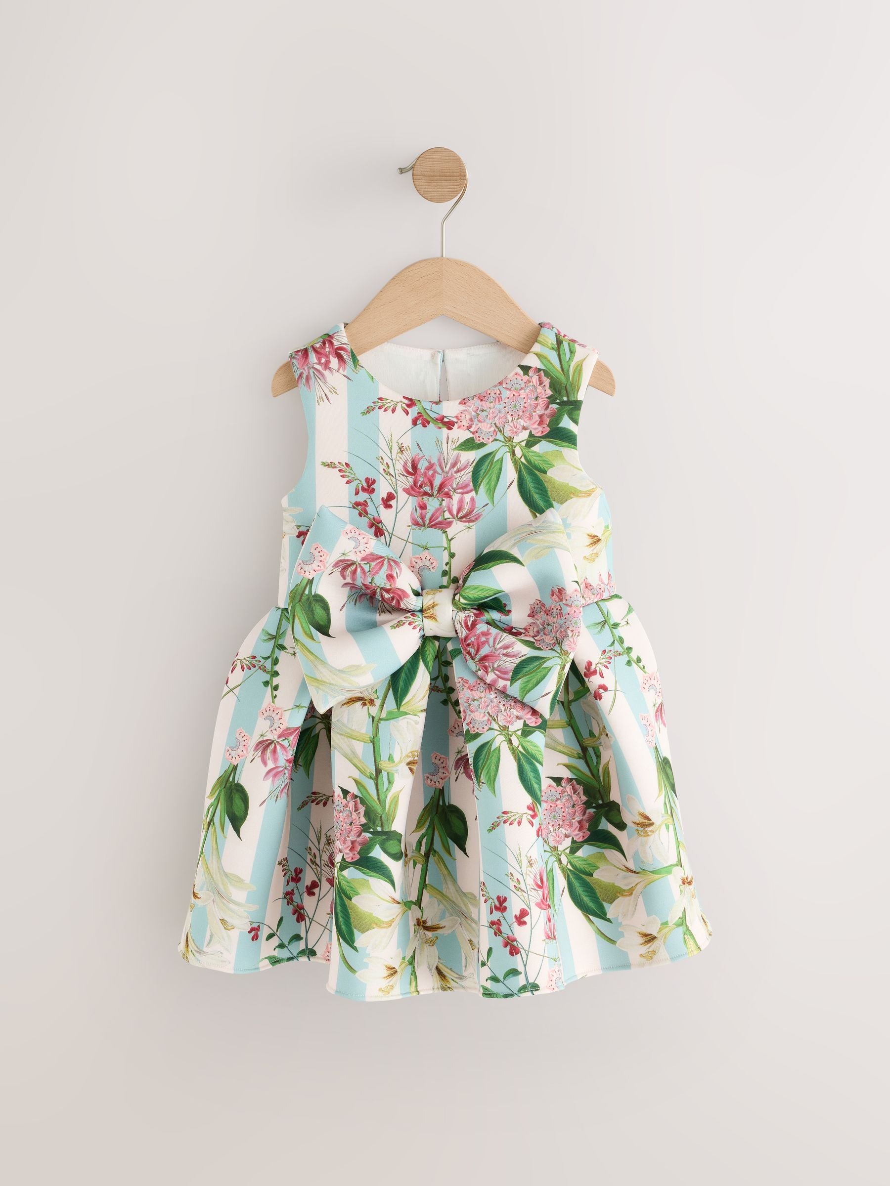 Green Kew Gardens Sleeveless Party Dress (3mths-7yrs)
