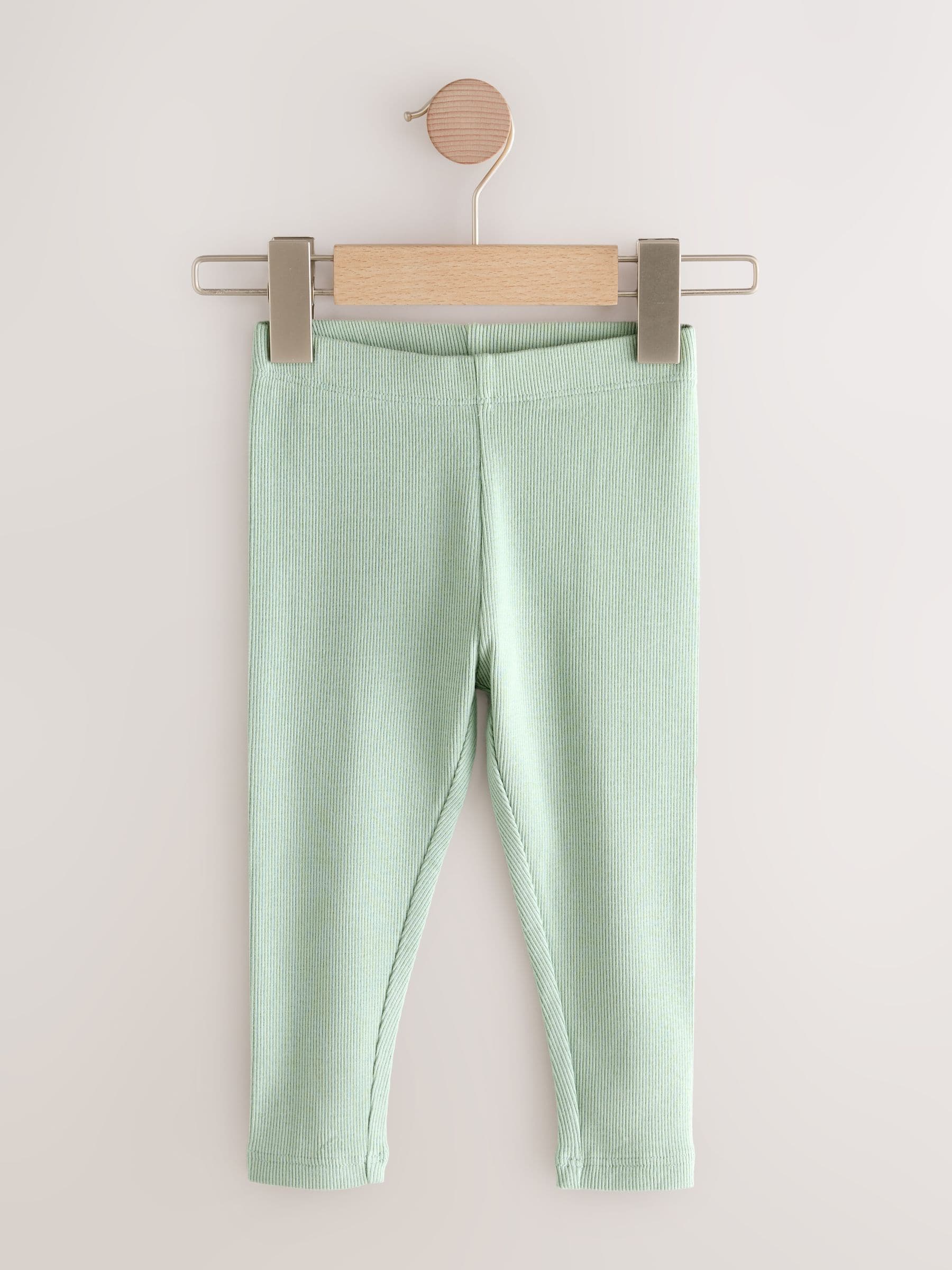 Floral Ribbed Leggings 5 Pack (3mths-7yrs)