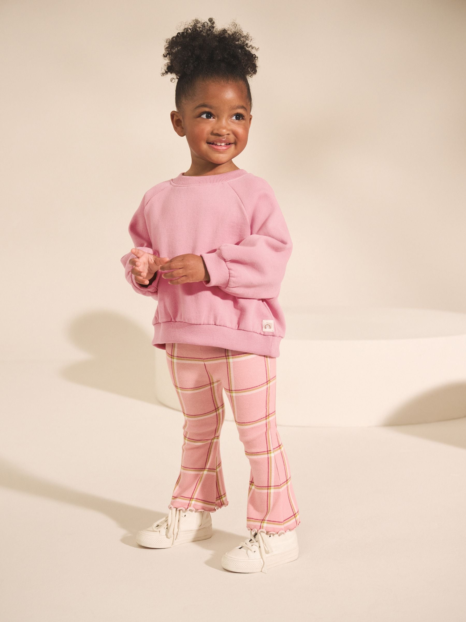 Rose Pink Crew Sweatshirt (3mths-7yrs)