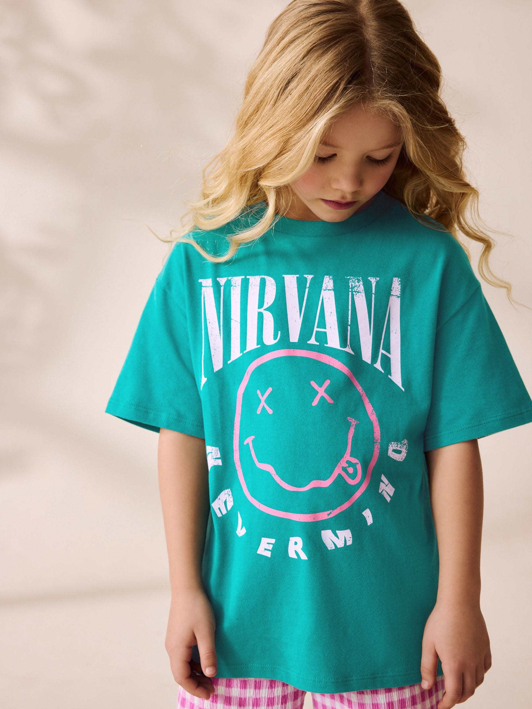 Green Nirvana License T-Shirt (3-16yrs)