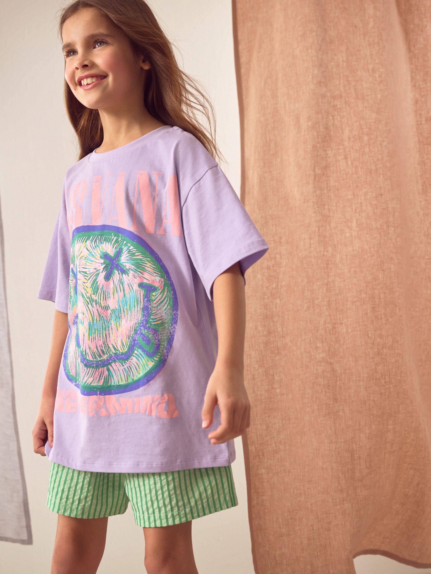 Purple Nirvana License T-Shirt (3-16yrs)