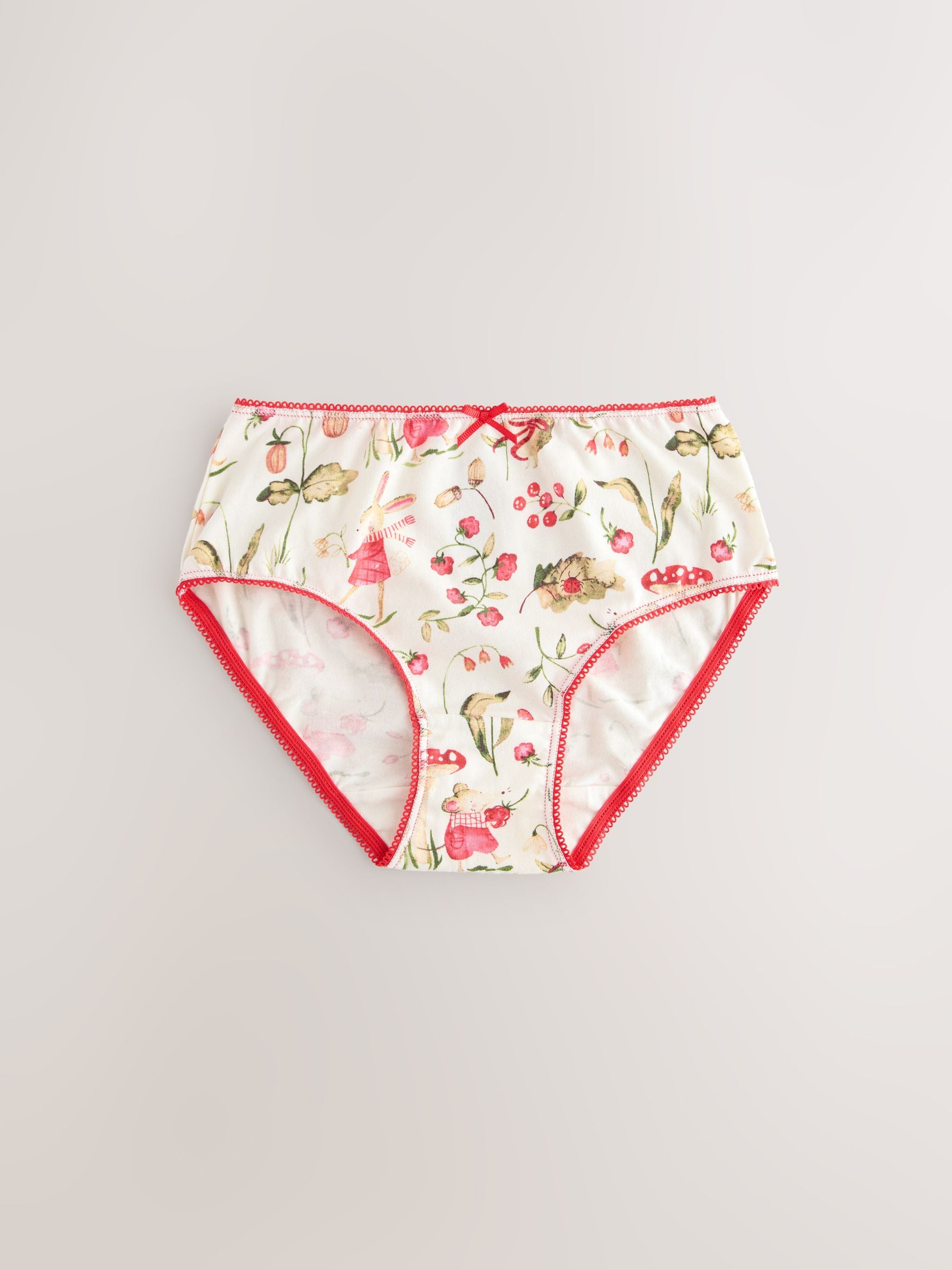 Red Bunny Briefs 7 Pack (1.5-12yrs)