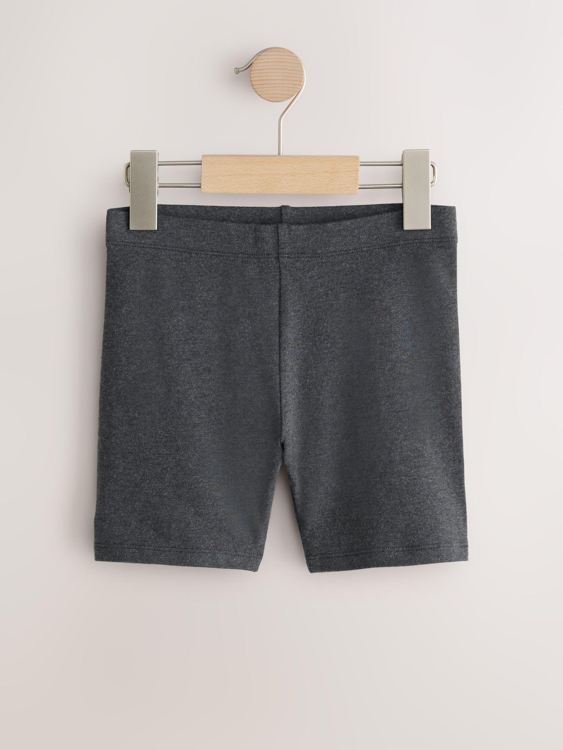 Grey Regular Length 5 Pack Regular Length Cotton Rich Stretch Cycle Shorts (3-16yrs)