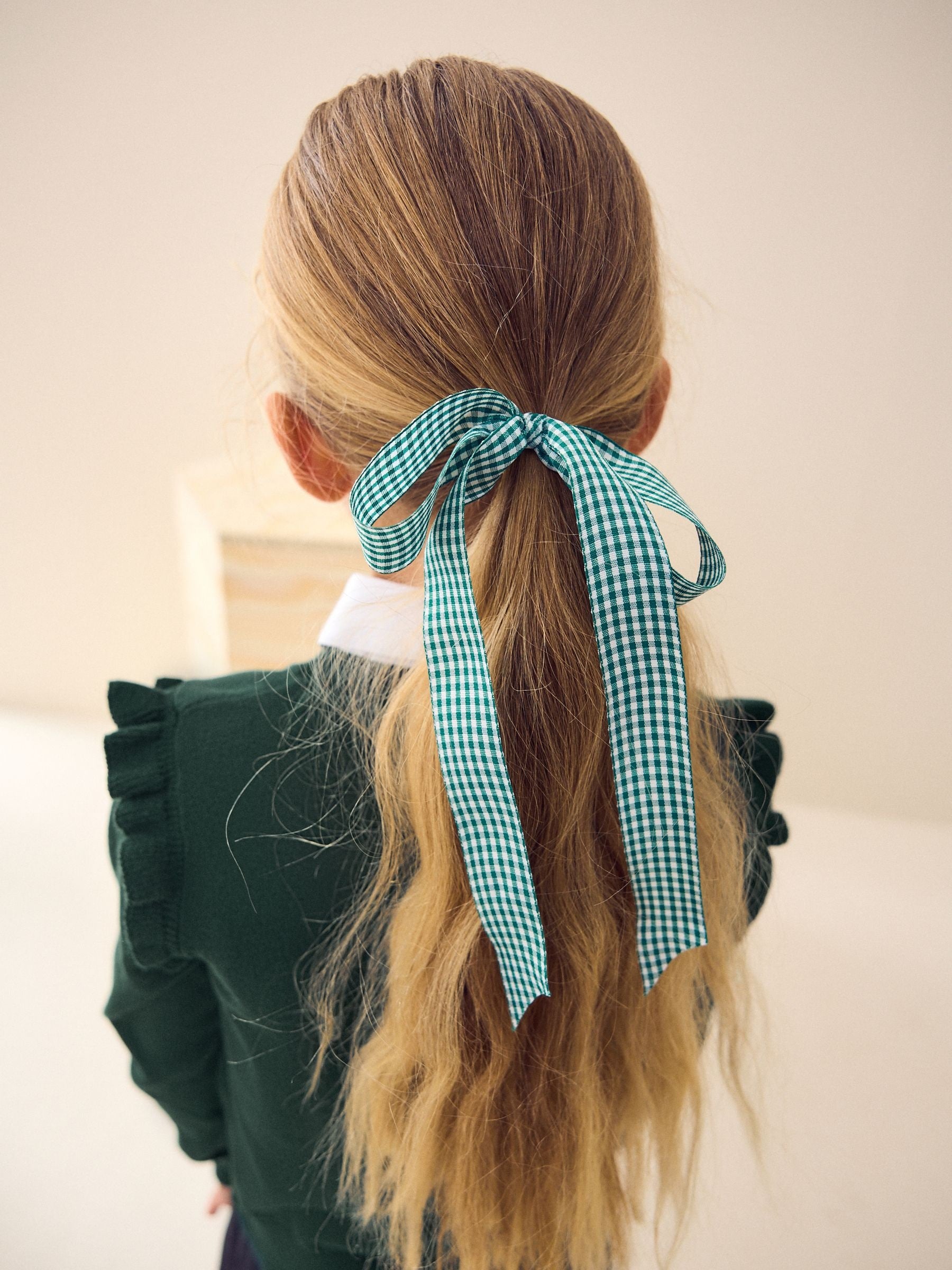 Green Cotton Rich Frill Shoulder School Cardigan (3-16yrs)