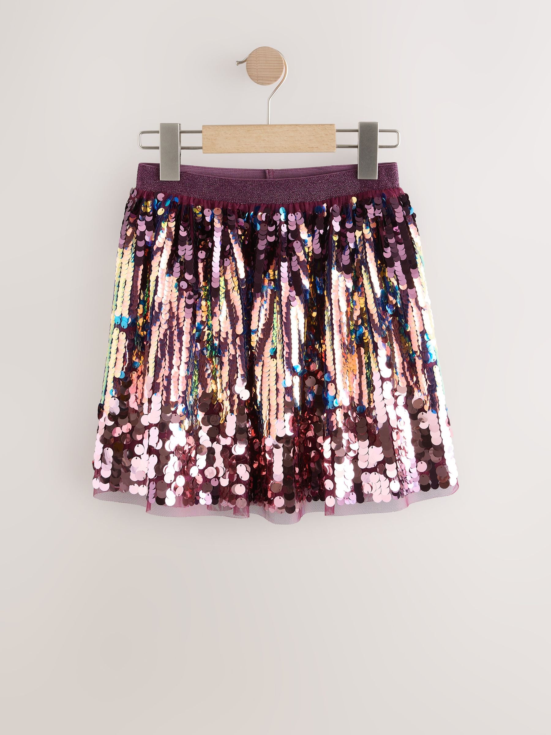 Purple Ombre Sequin Skirt (3-16yrs)