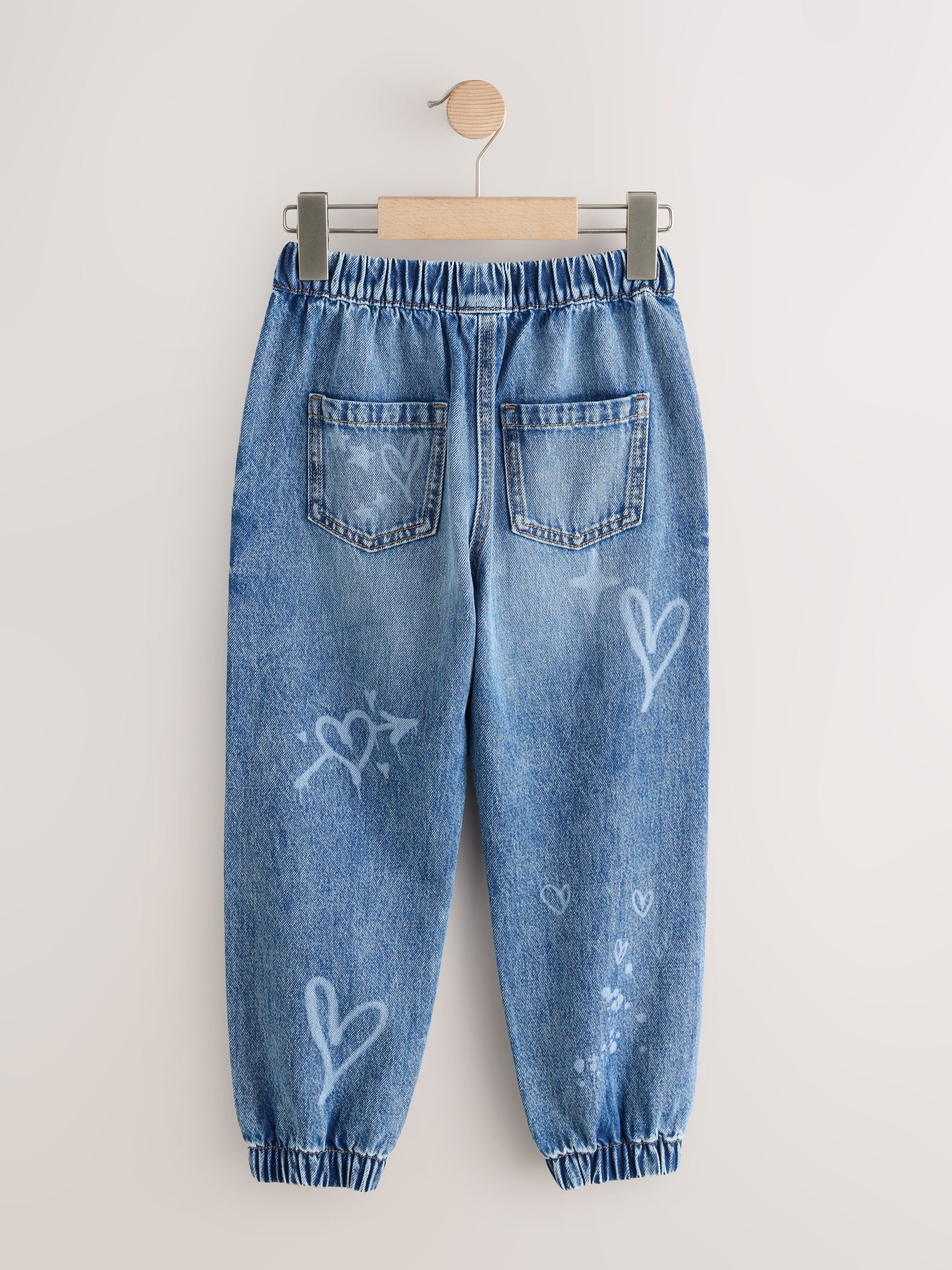Denim Graffiti Print Joggers (3-16yrs)