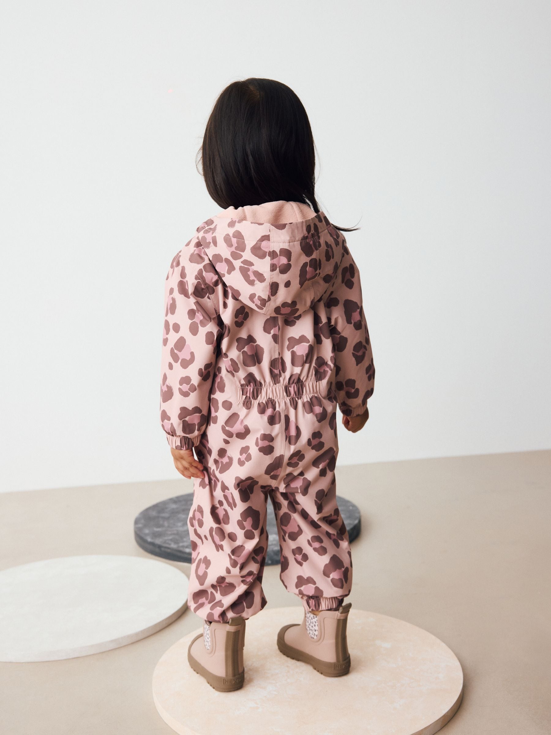Brown Waterproof Printed Puddlesuit (3mths-7yrs)