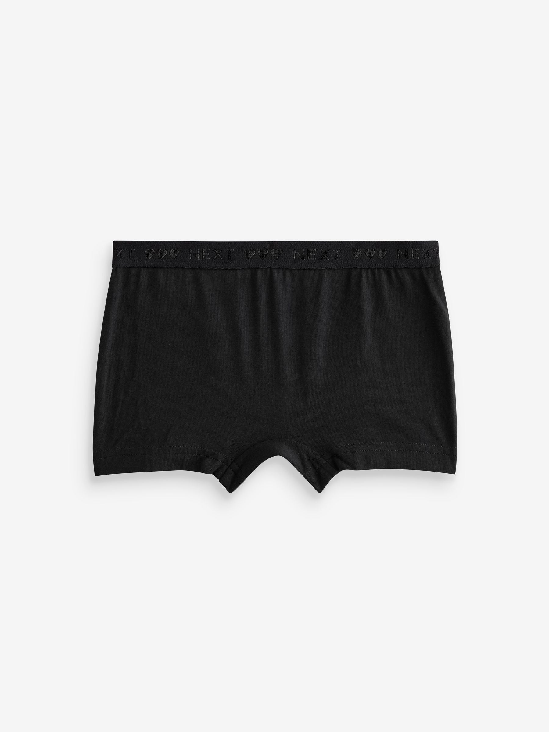 Black Boxer Short Briefs 5 Pack (2-16yrs)