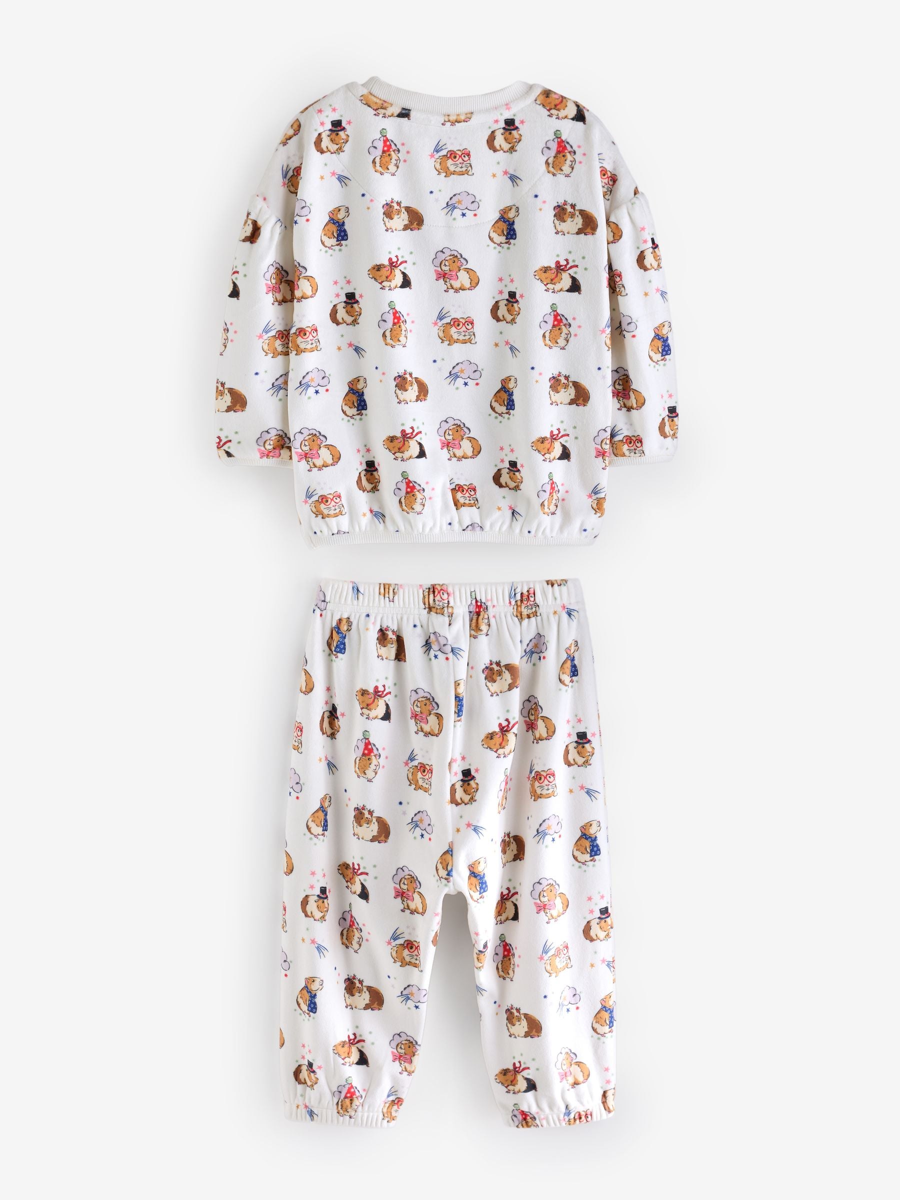 Ecru White Cath Kidston Cosy Fleece Pyjamas