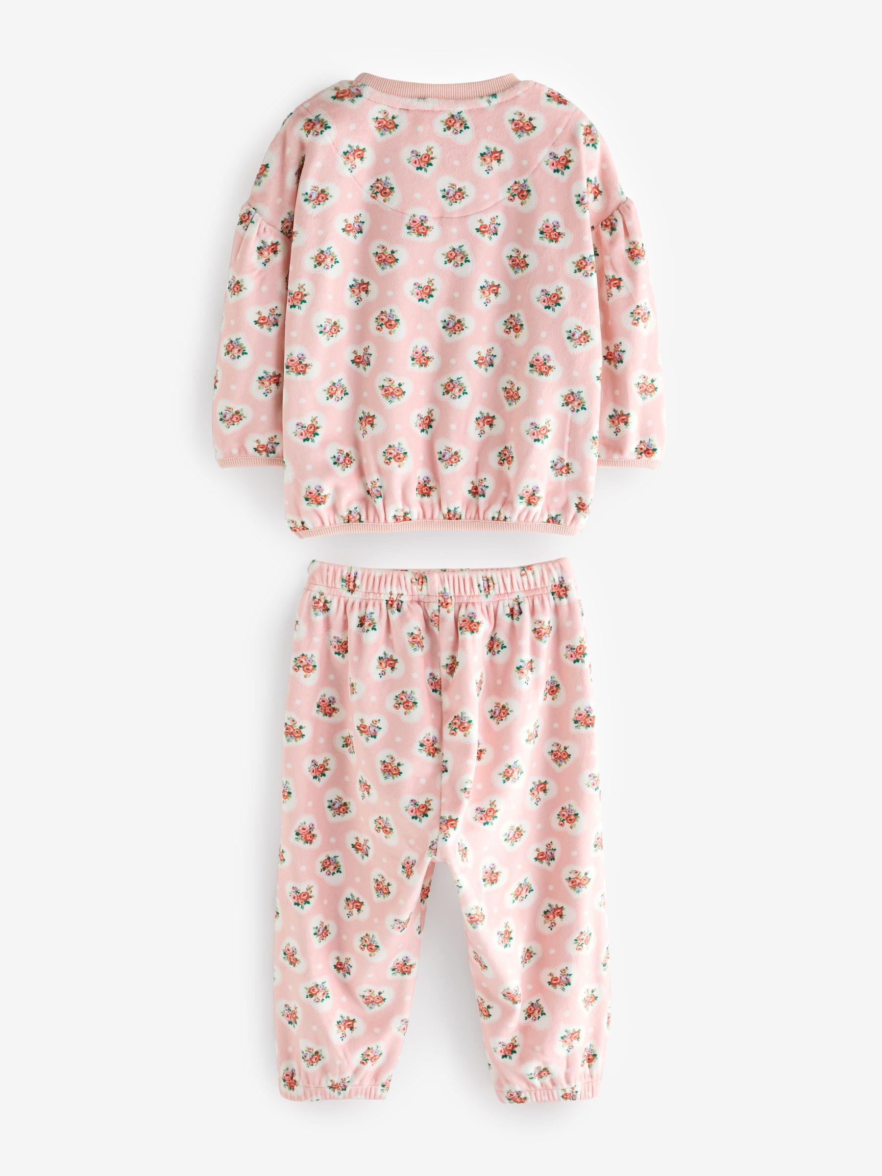 Pink Cath Kidston Cosy Fleece Pyjamas