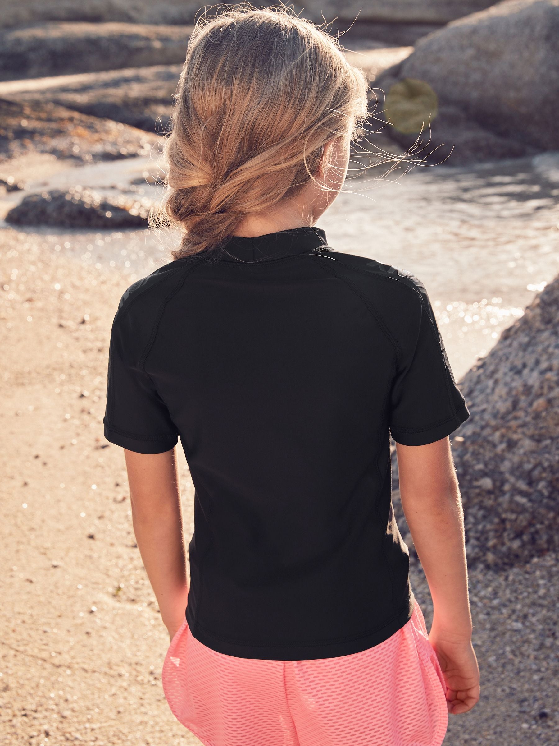 Black Rash Vest (3-16yrs)