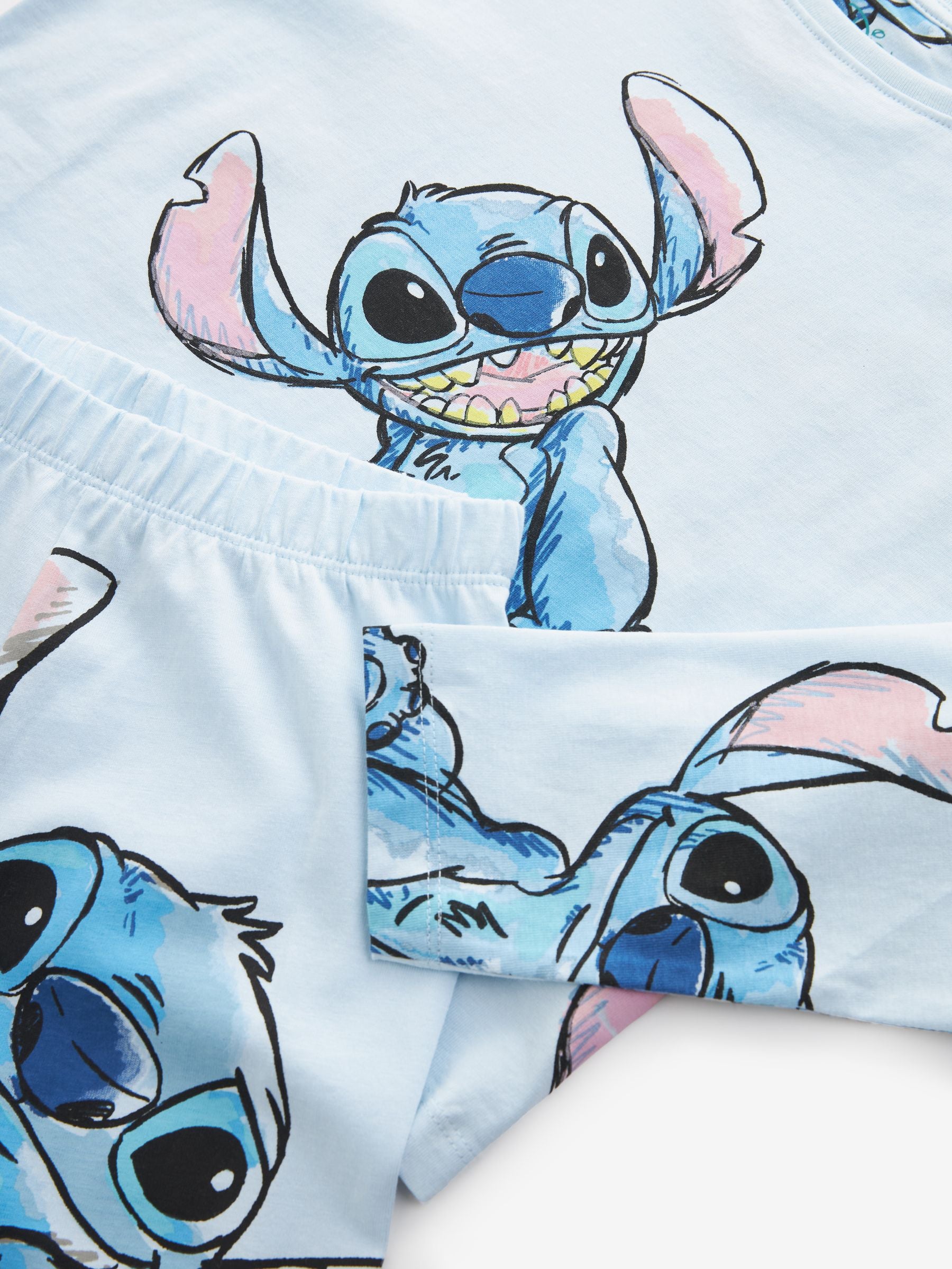 Blue Disney Lilo And Stitch Pyjamas (3-16yrs)