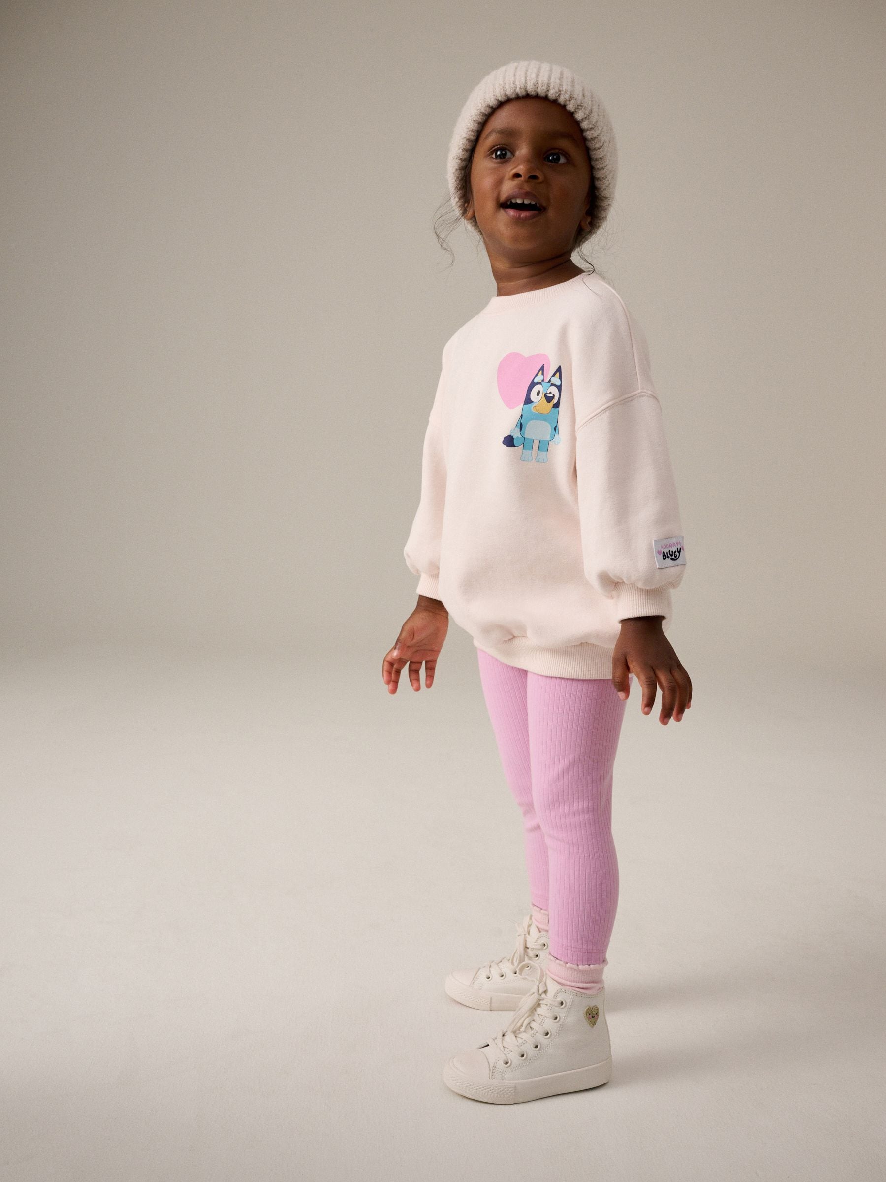 Oatmeal Bluey Sweatshirt and Leggings Set (3mths-7yrs)
